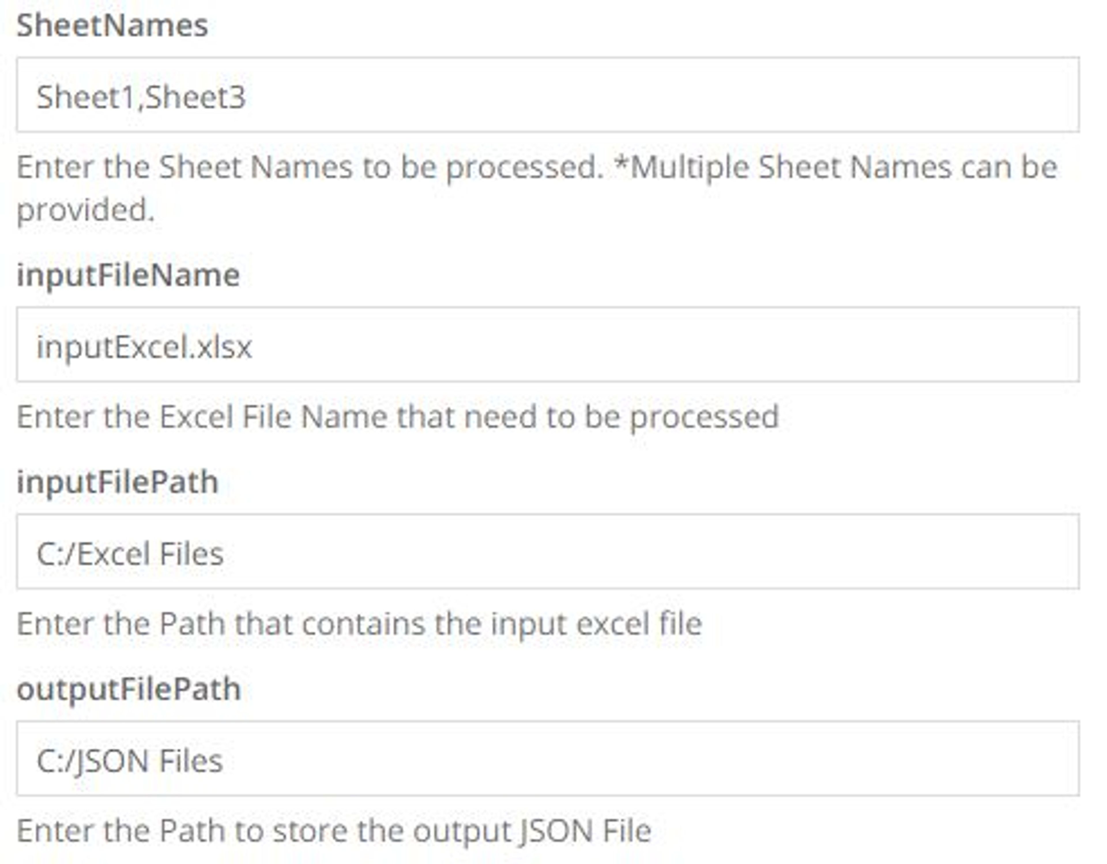 Excel to Json Conversion Bot screenshot 3