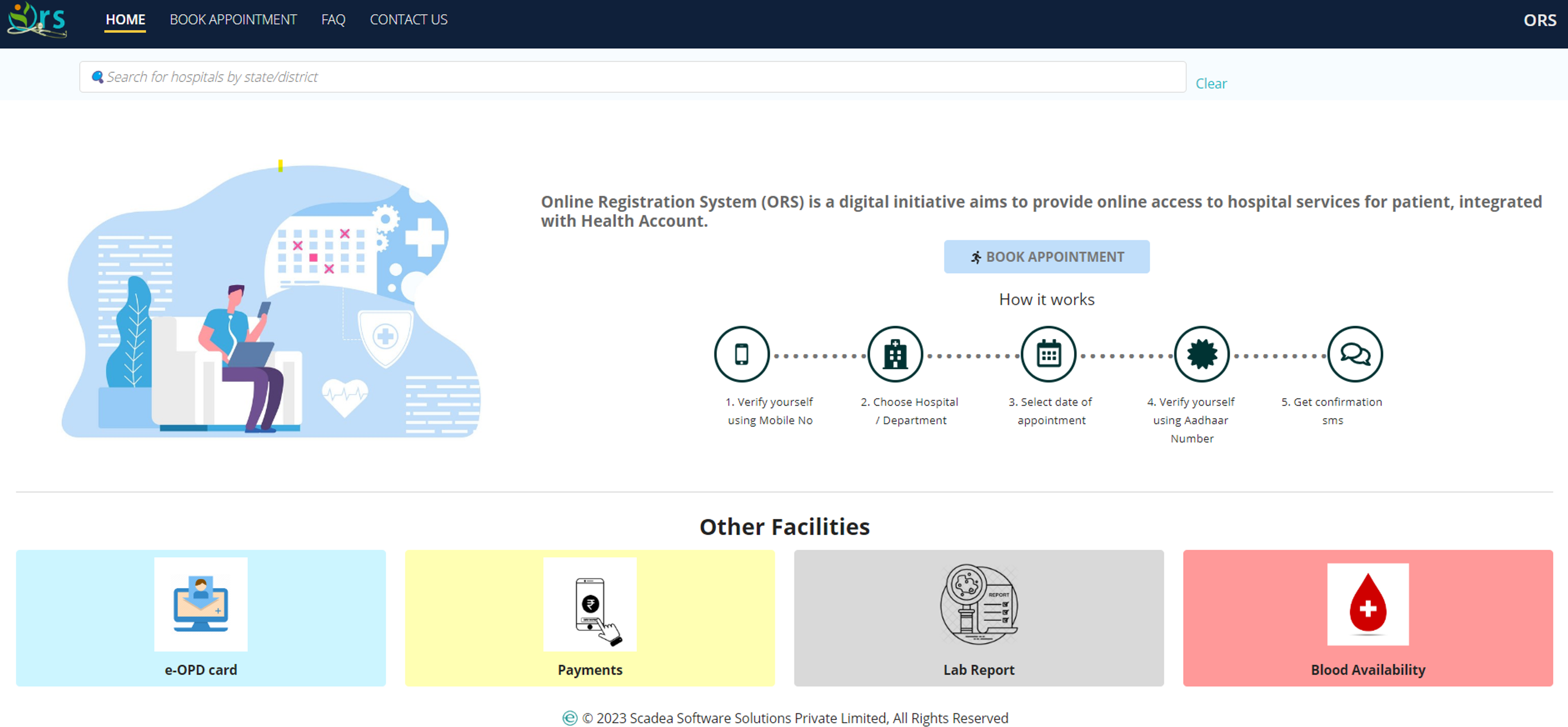 HospNet - Hospital Management System screenshot 1