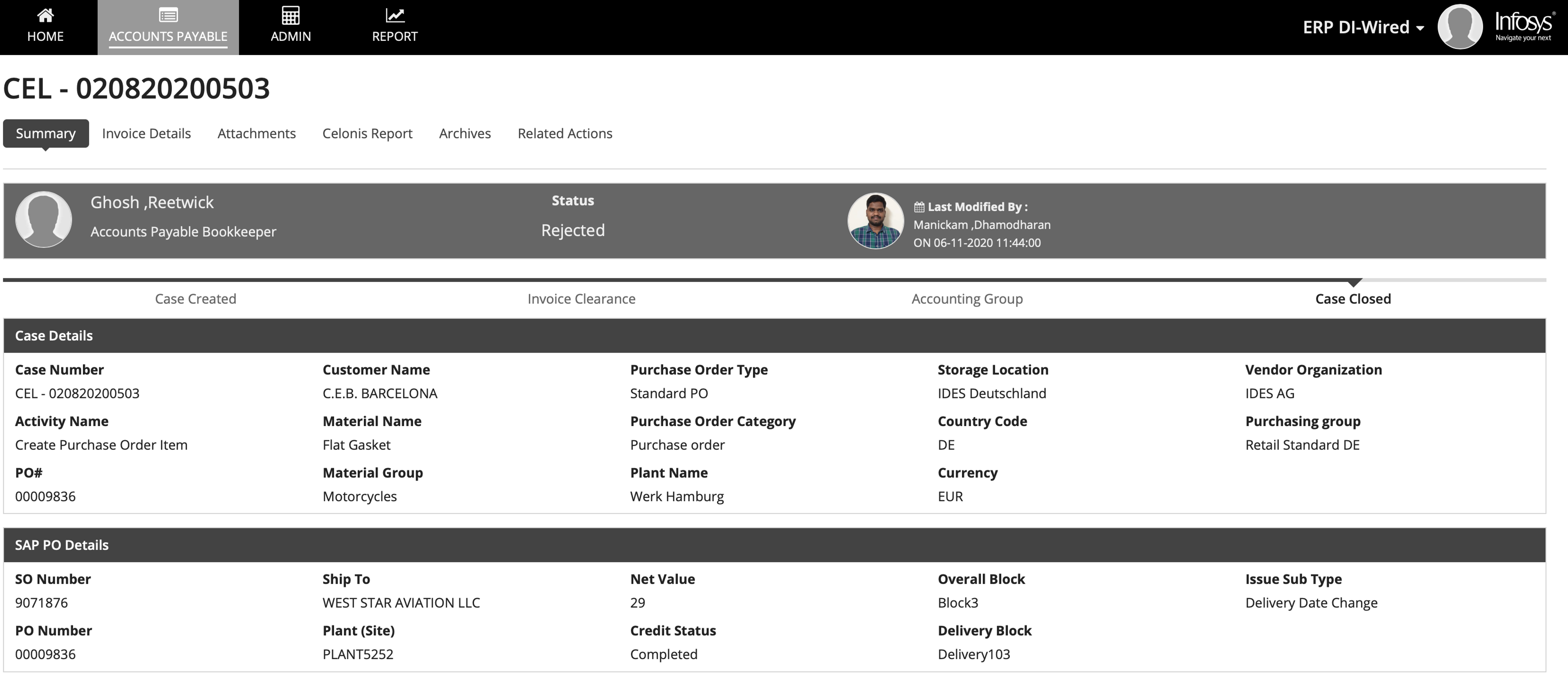 Infosys ERP Digital Intelligence (DI) Wired Solution screenshot 4