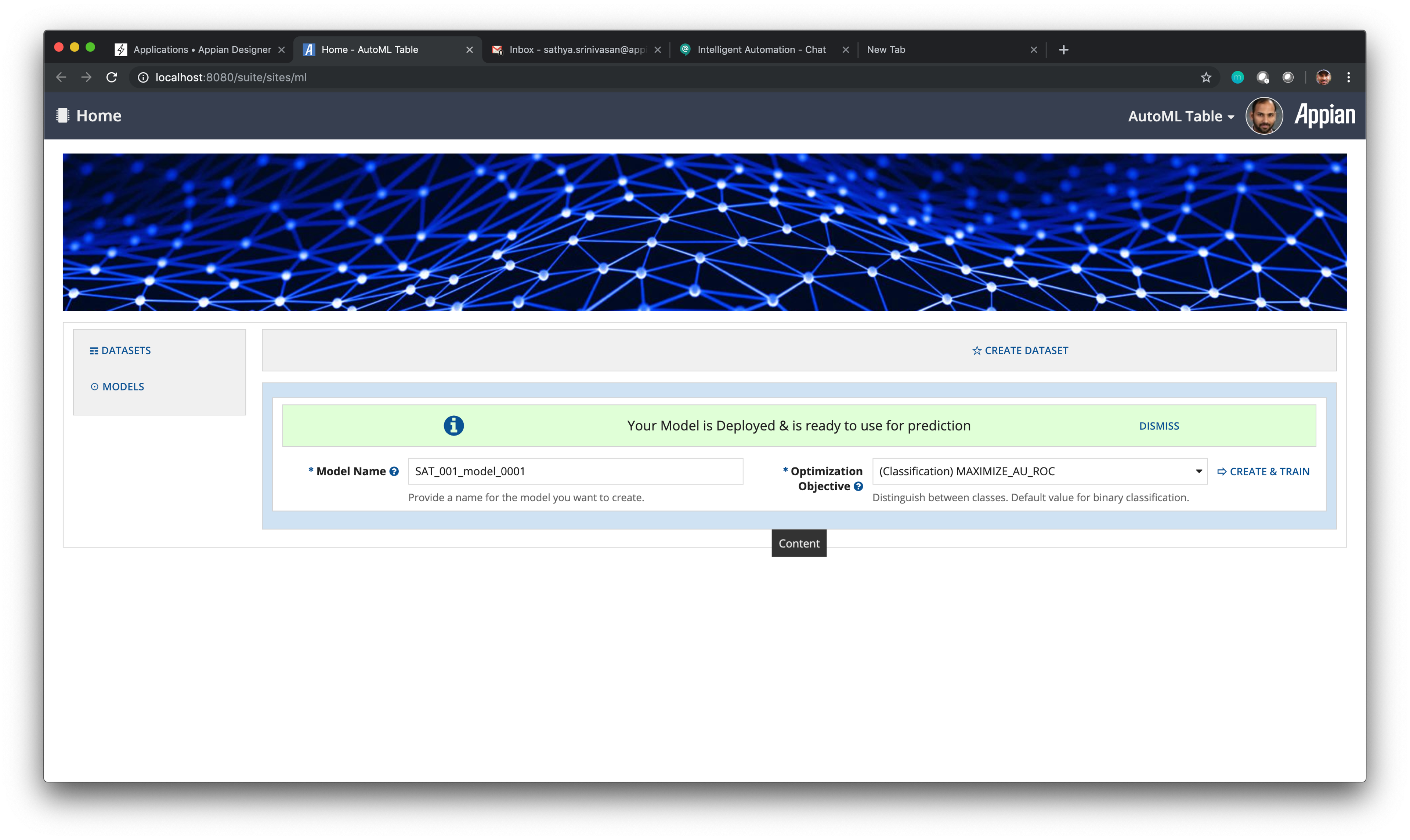 Google AutoML Tables Connected System screenshot 4