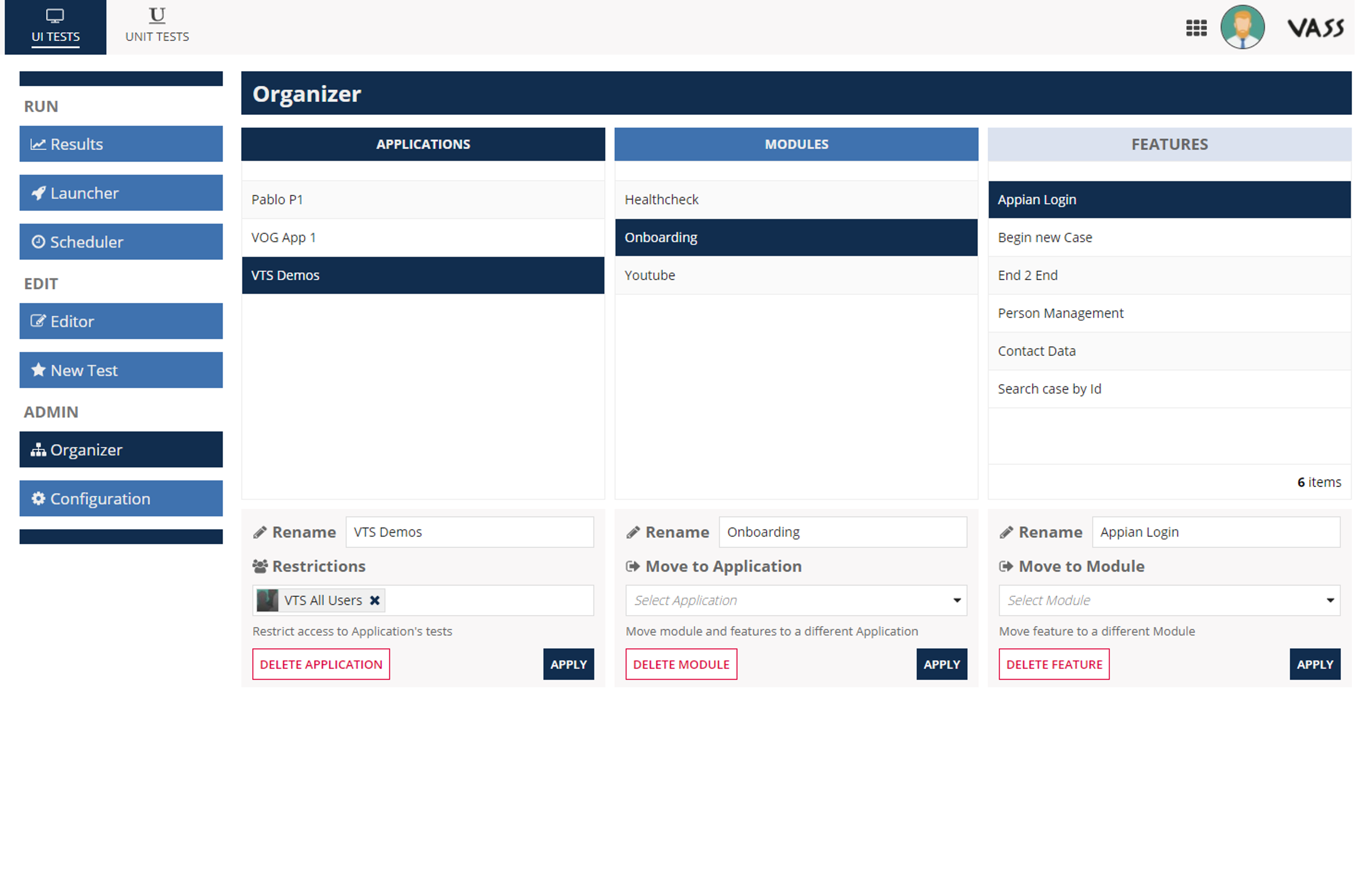 VASS Testing Suite screenshot 5