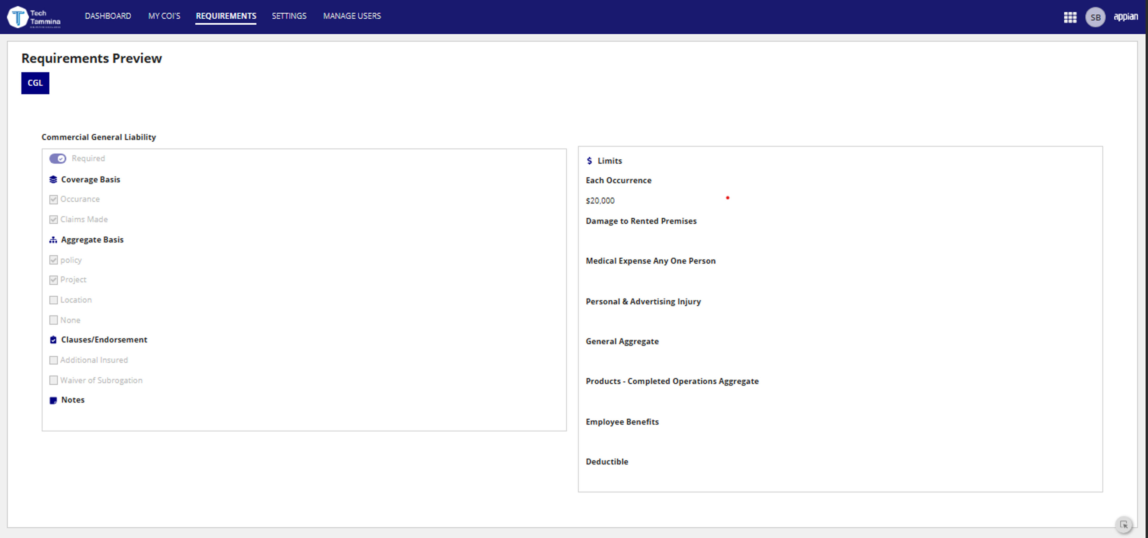 COI Compliance And Management screenshot 3