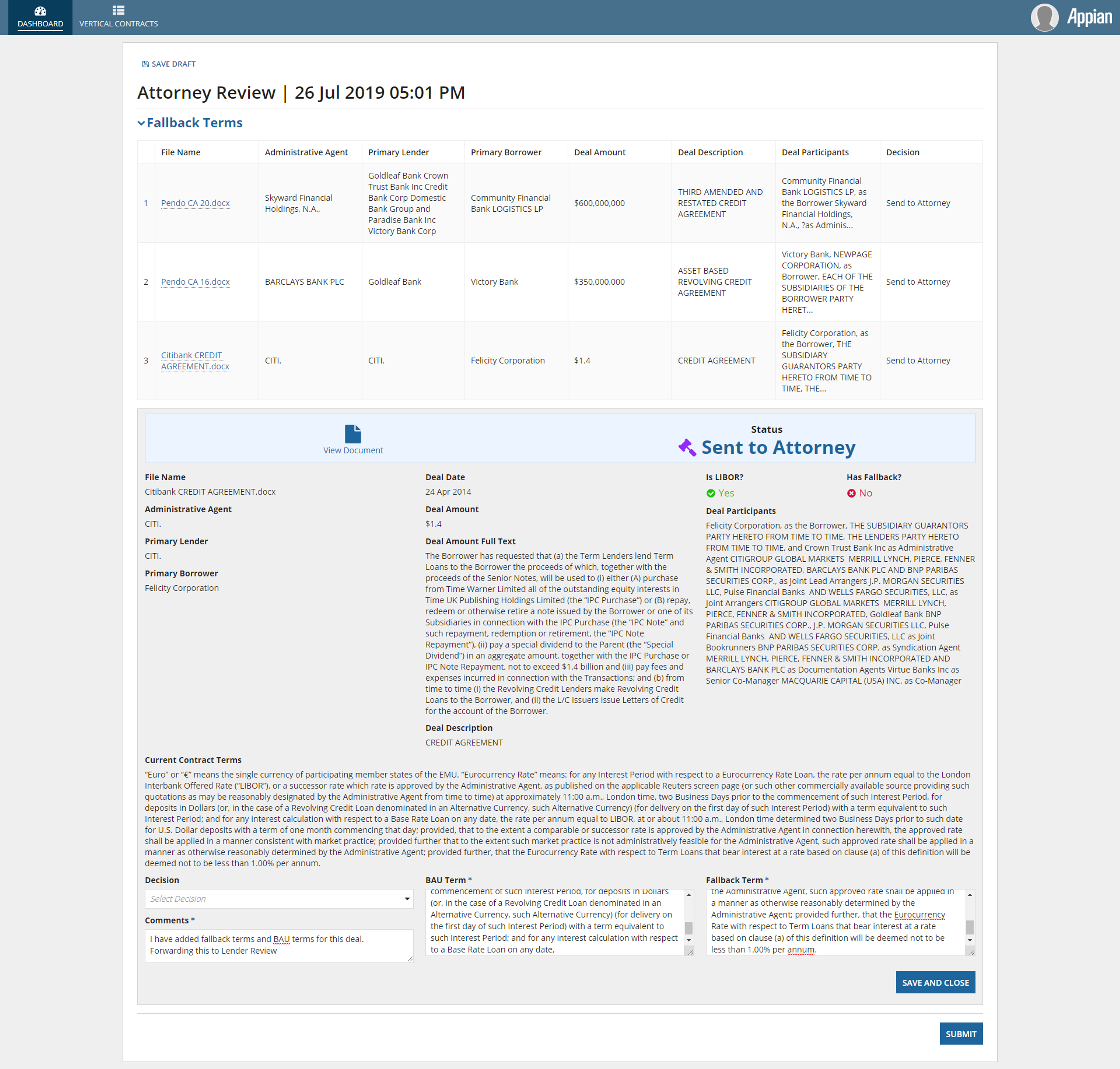 LIBOR Decommissioning Program screenshot 3