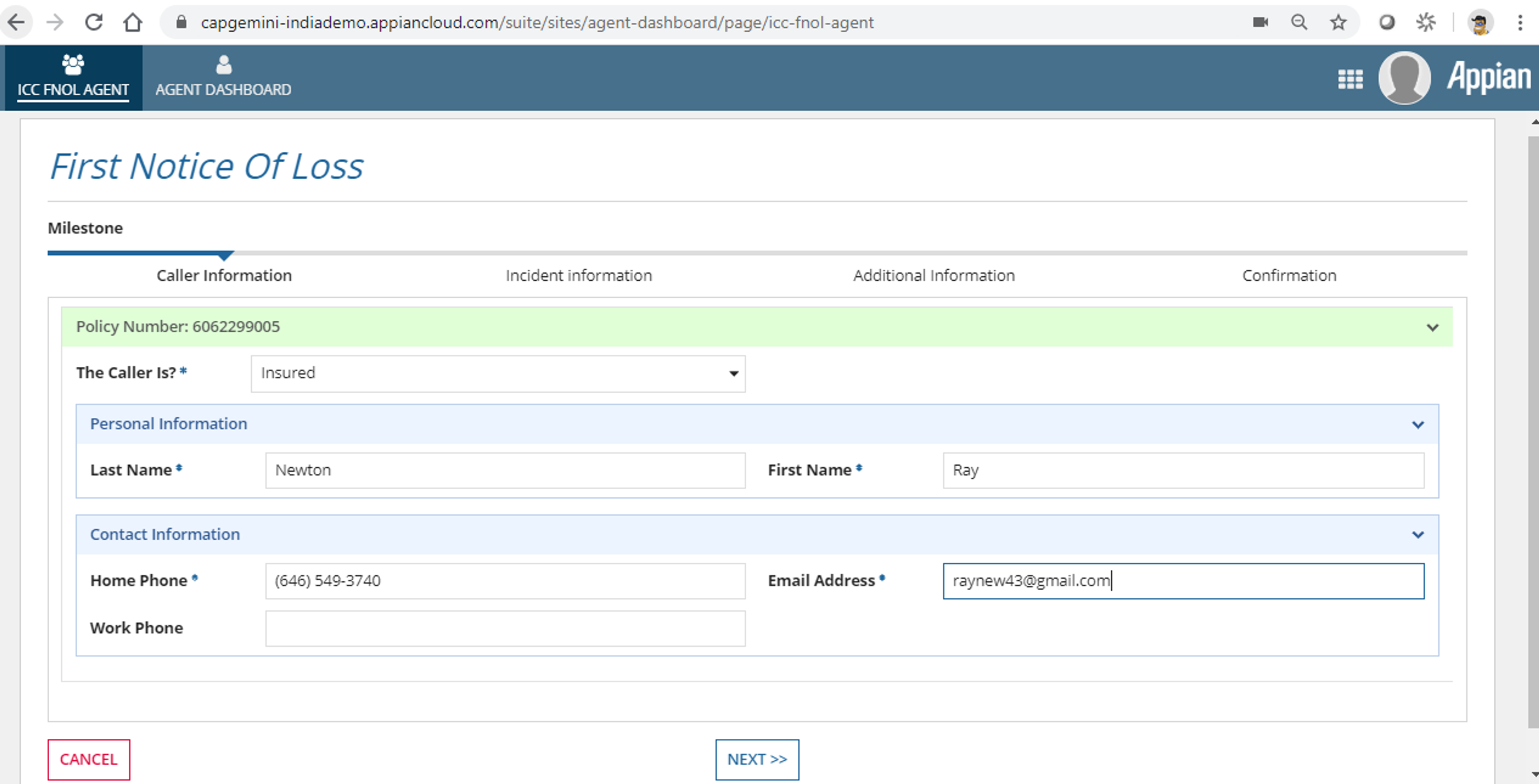 Digital FNOL Utility screenshot 11