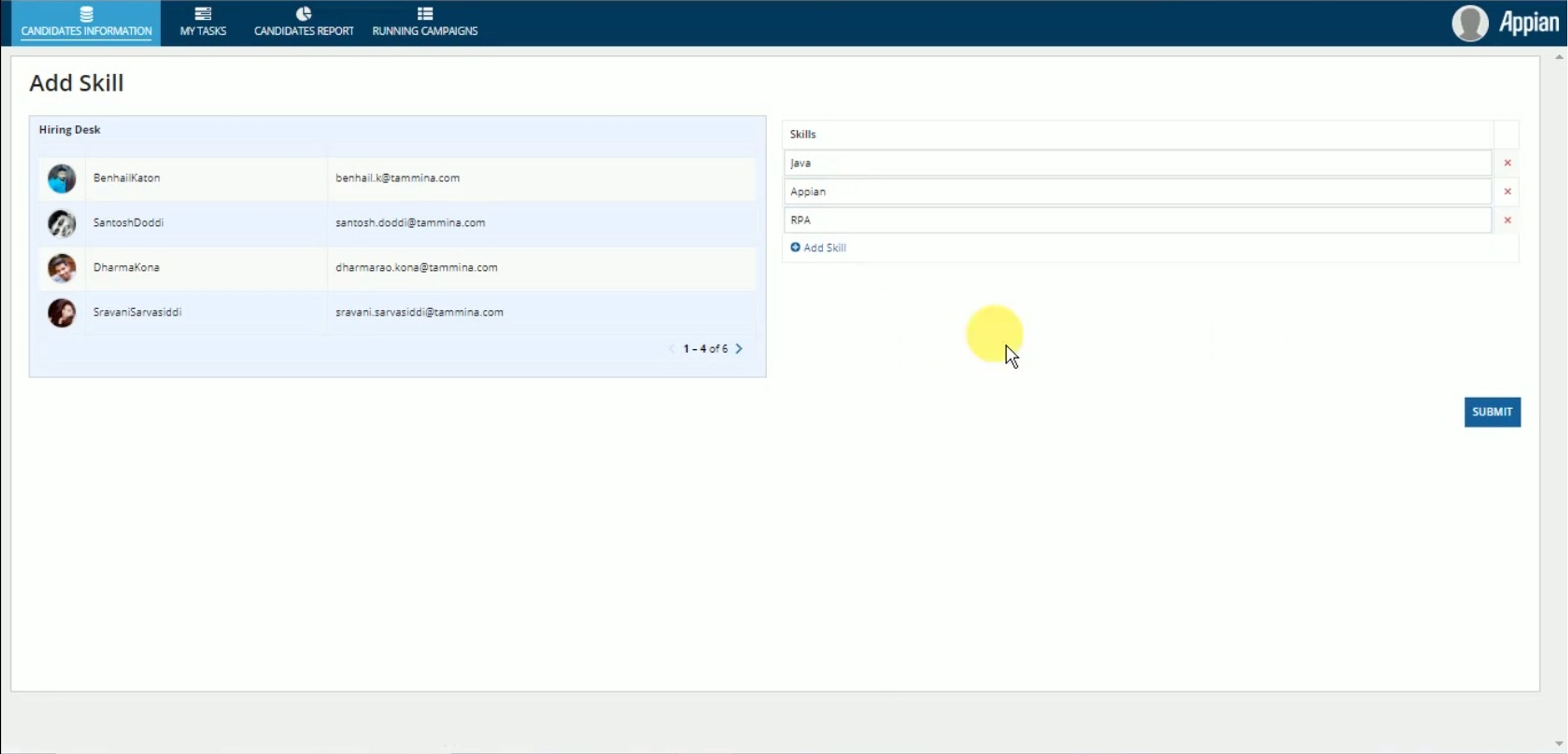 Intelligent Recruitment Process screenshot 1