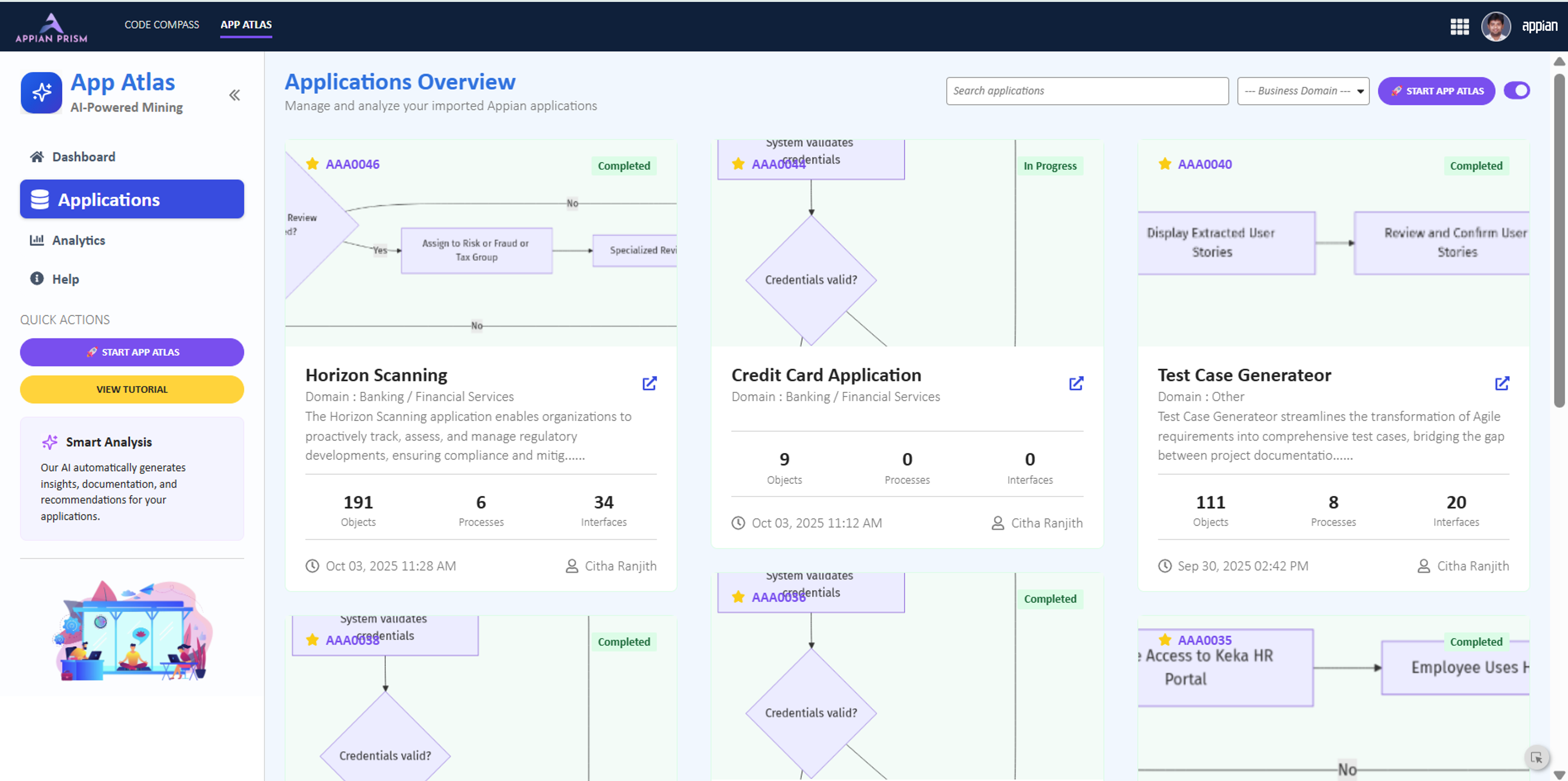 App Atlas (AI-powered Appian reverse-engineering) screenshot 1