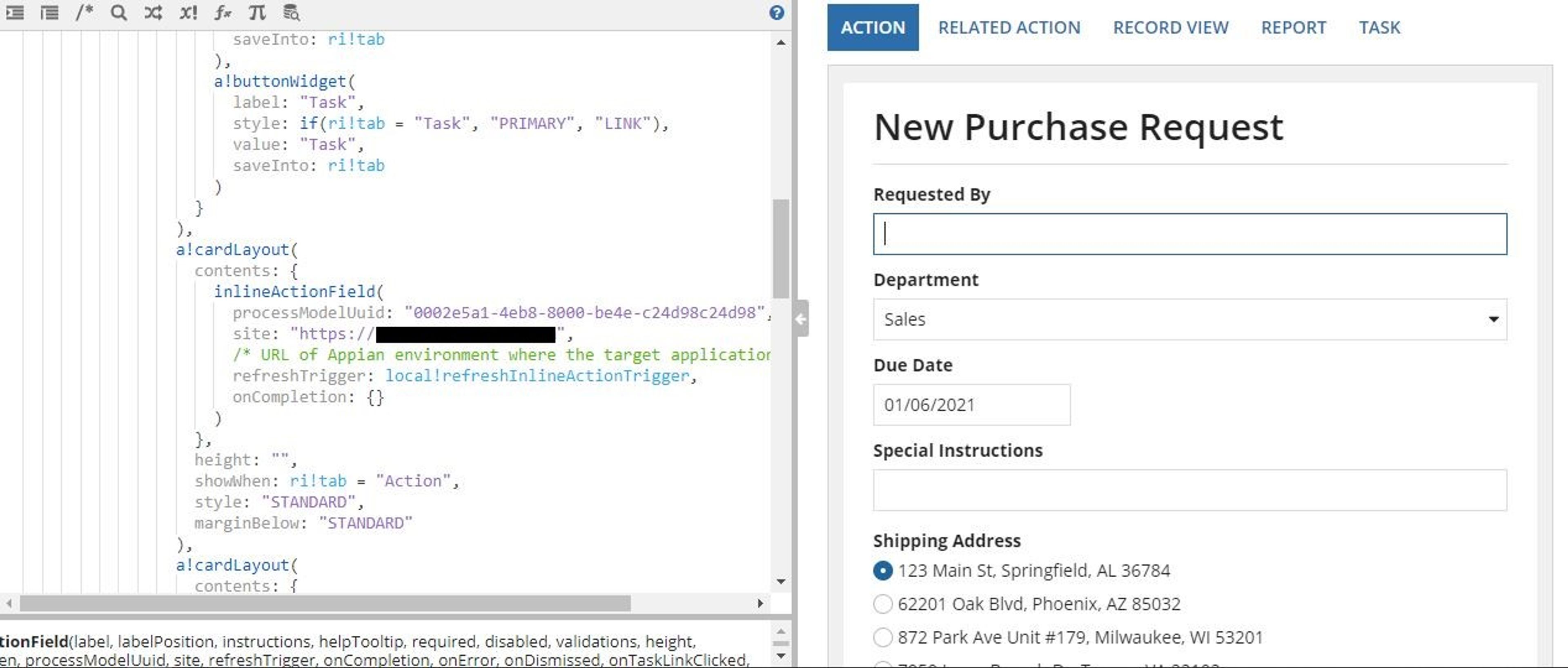 Inline Appian View Component screenshot 5