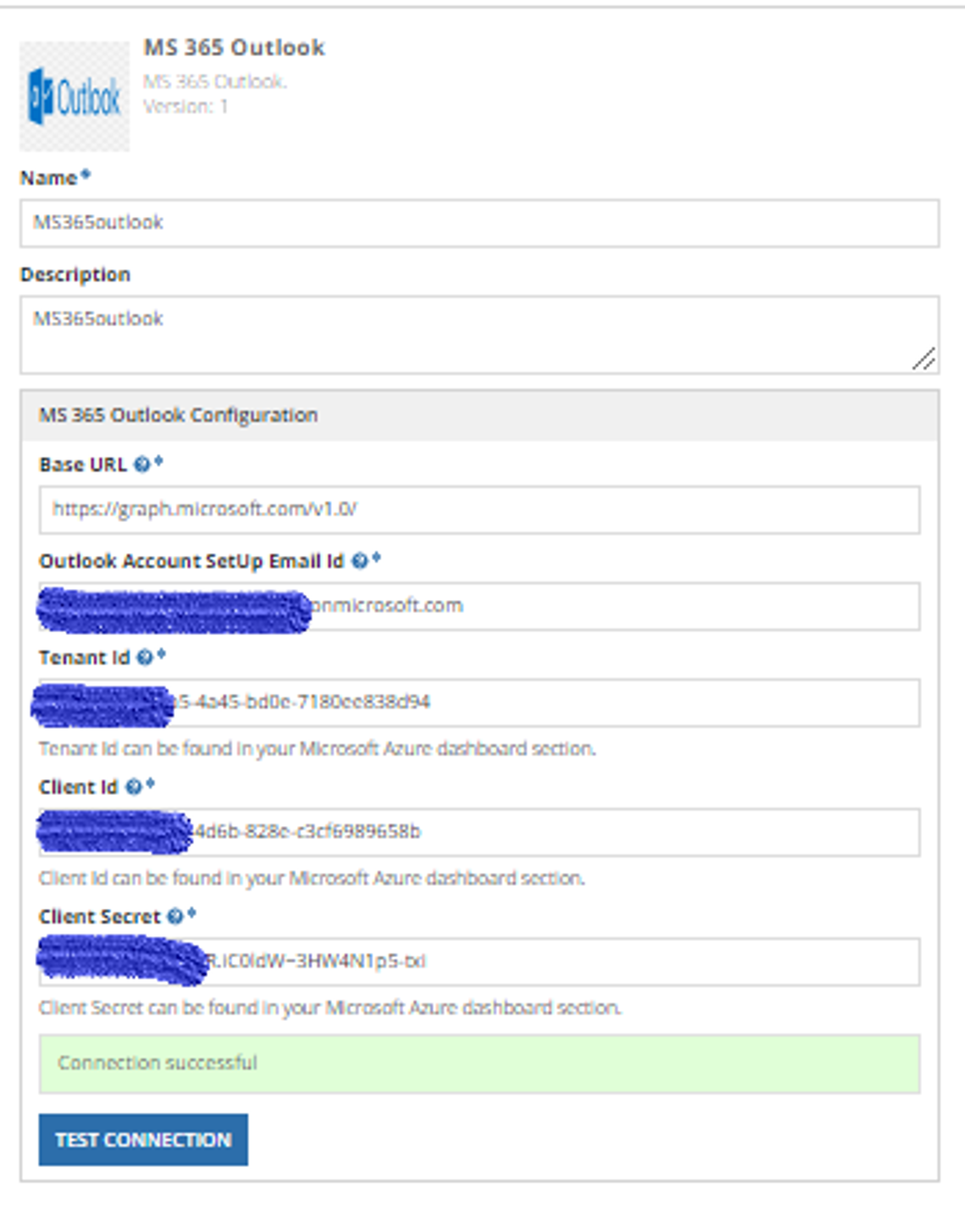 MS 365 Outlook Template screenshot 1