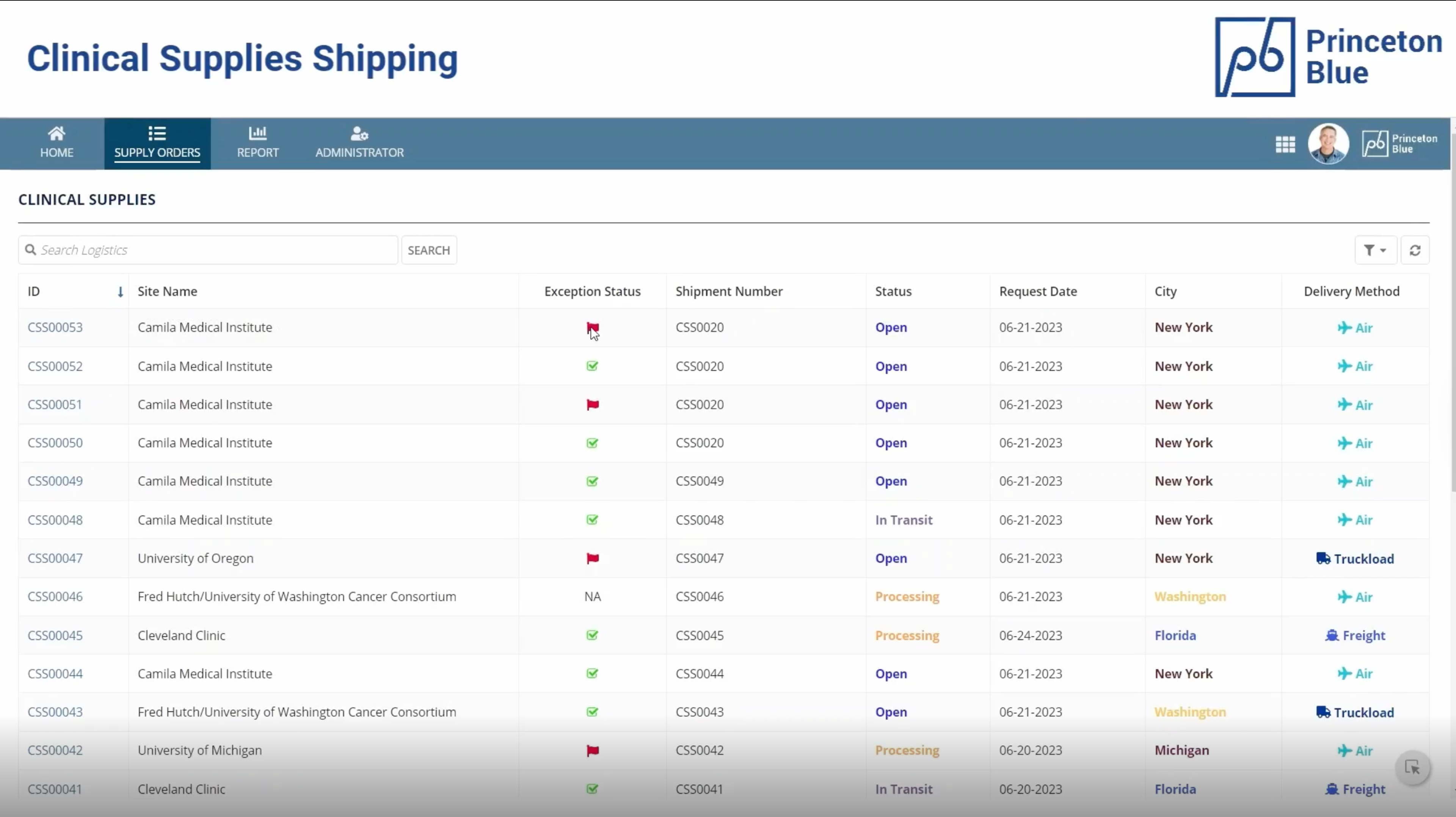 Clinical Supplies Shipping screenshot 5