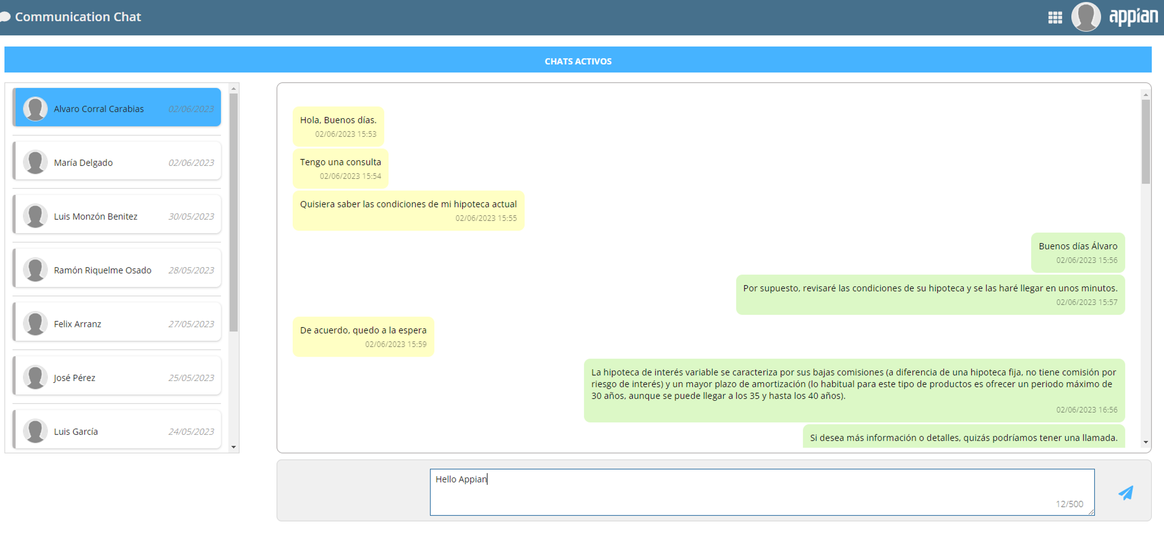 Communication Chat screenshot 3