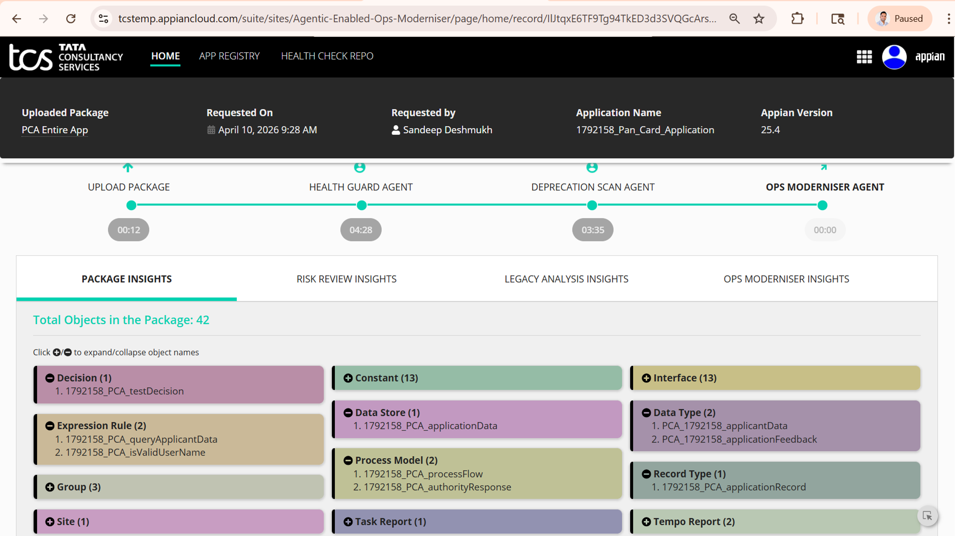 Agentic Enabled Ops Moderniser screenshot 2