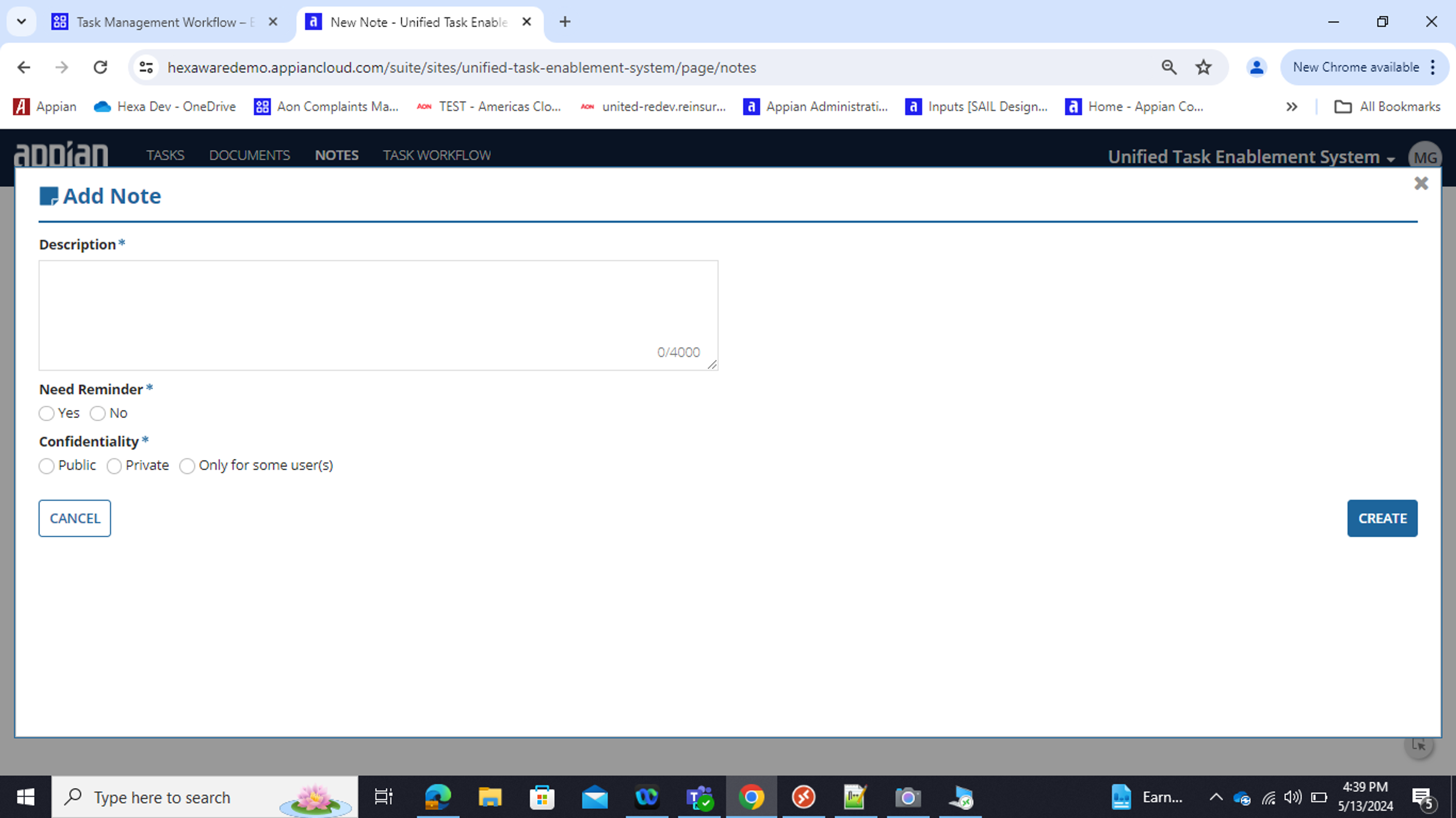 Unified Task Enablement System screenshot 8