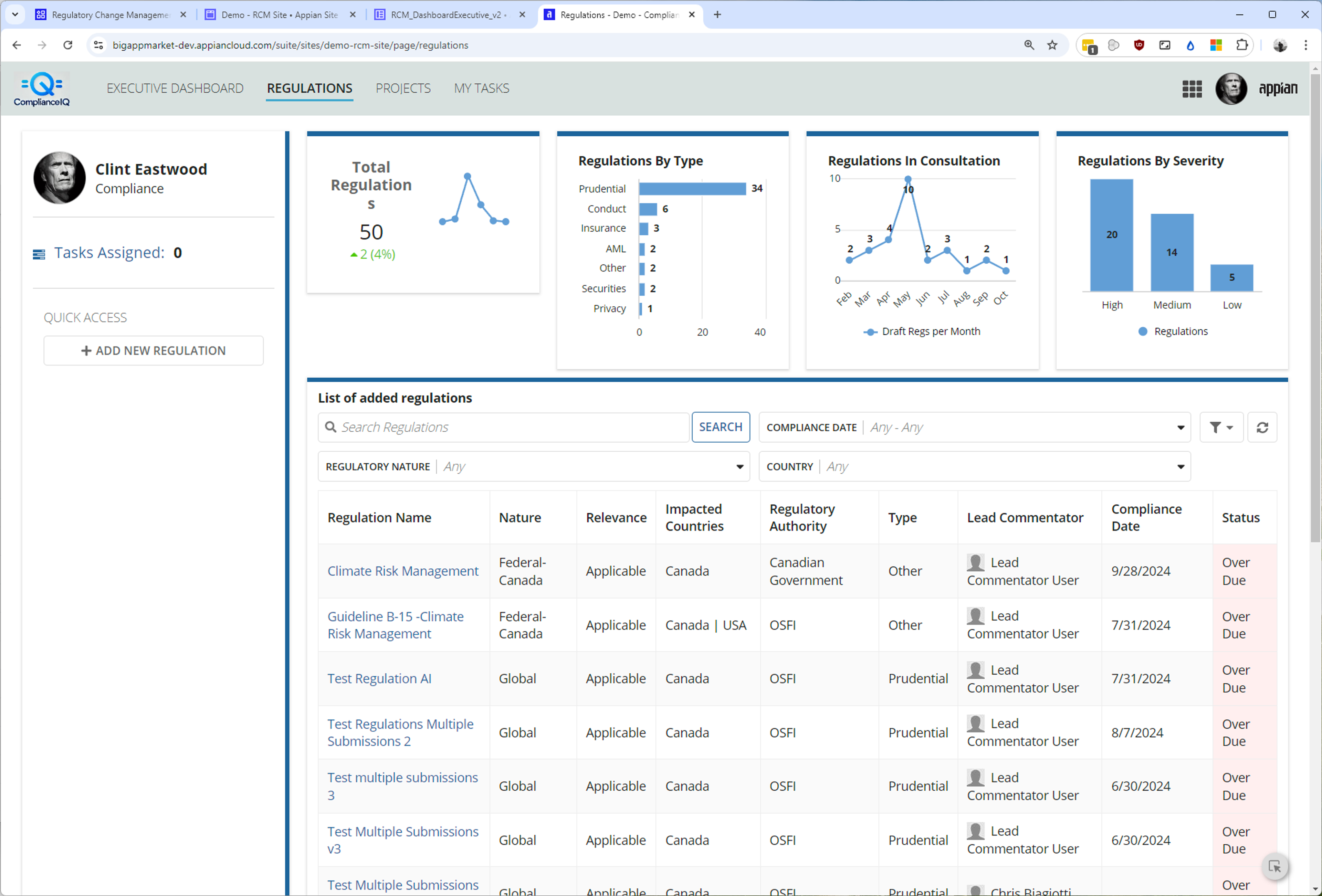 intelligent Regulatory Change Manager screenshot 1