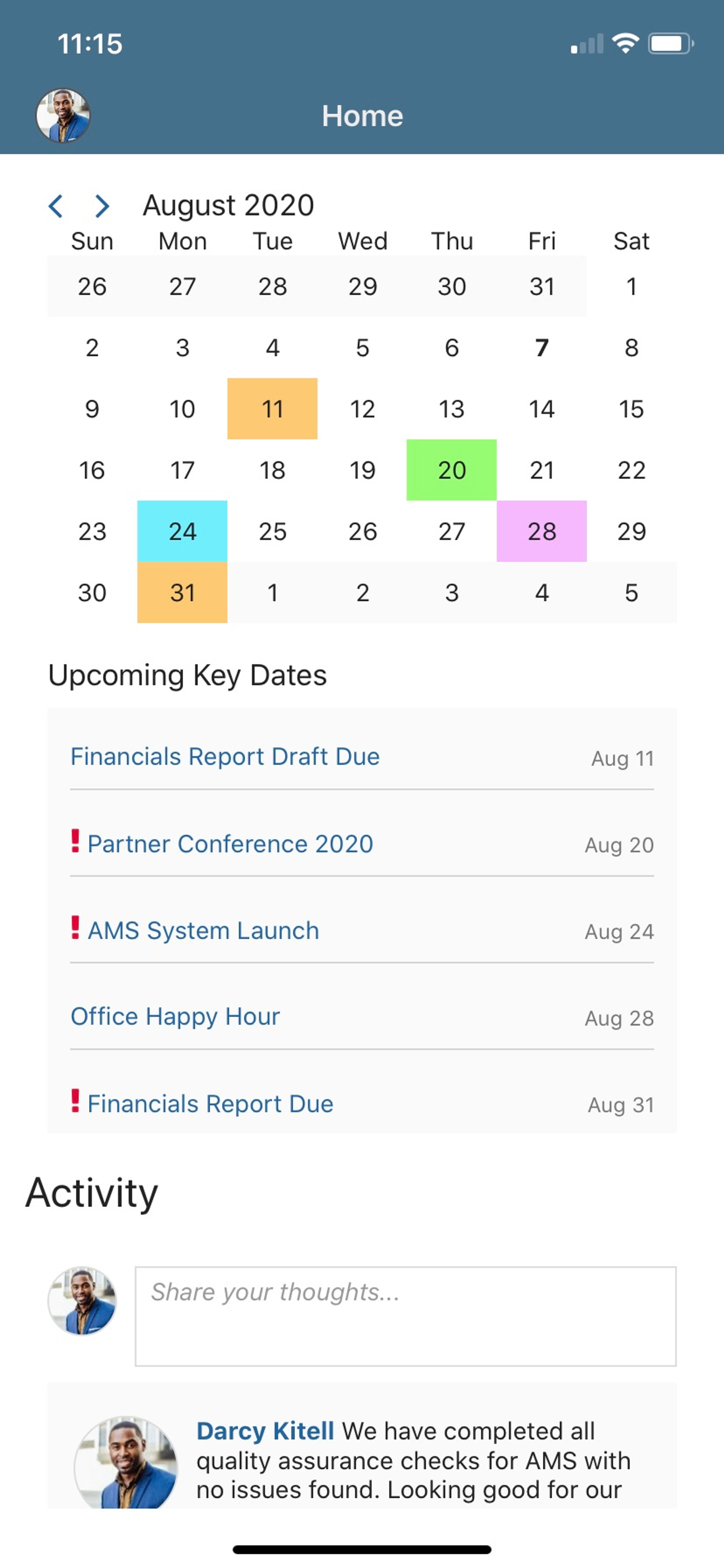 Calendar screenshot 4