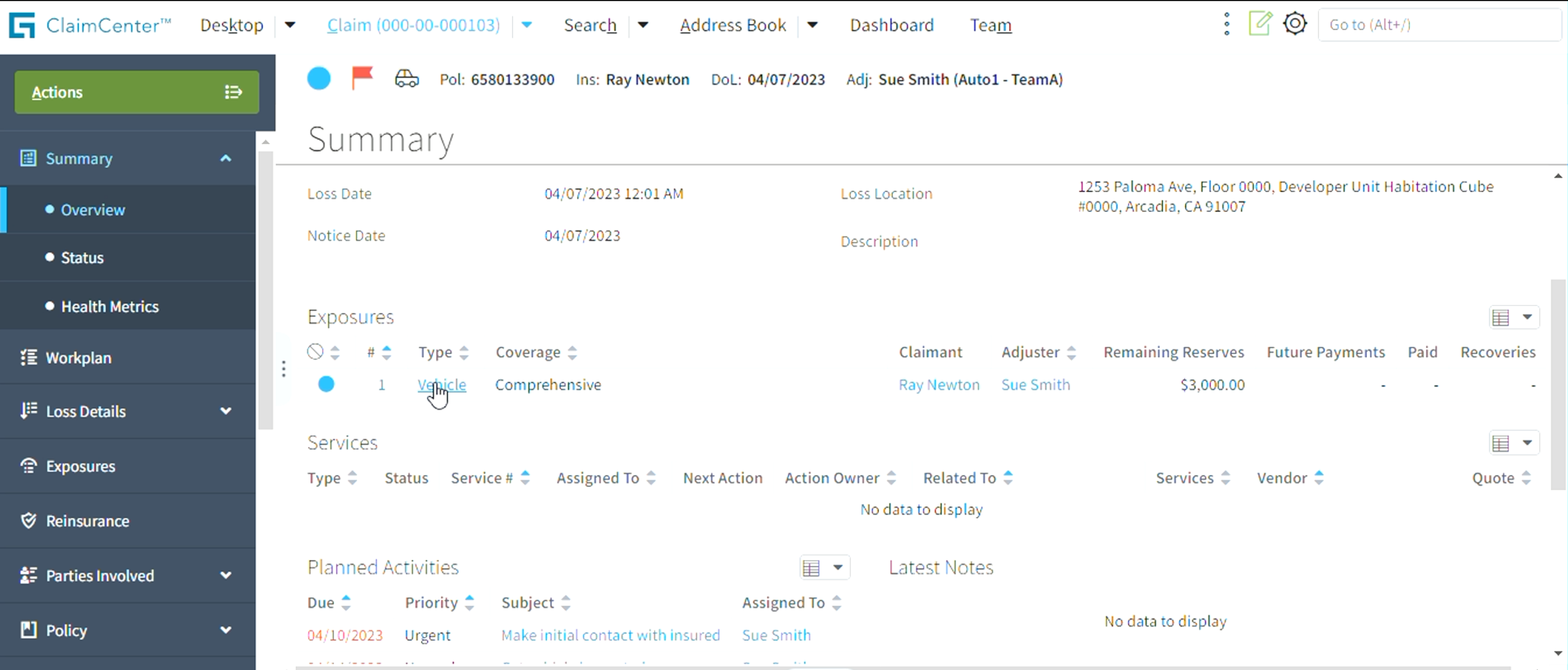 Infosys - Unified Claim Processing Solution screenshot 5