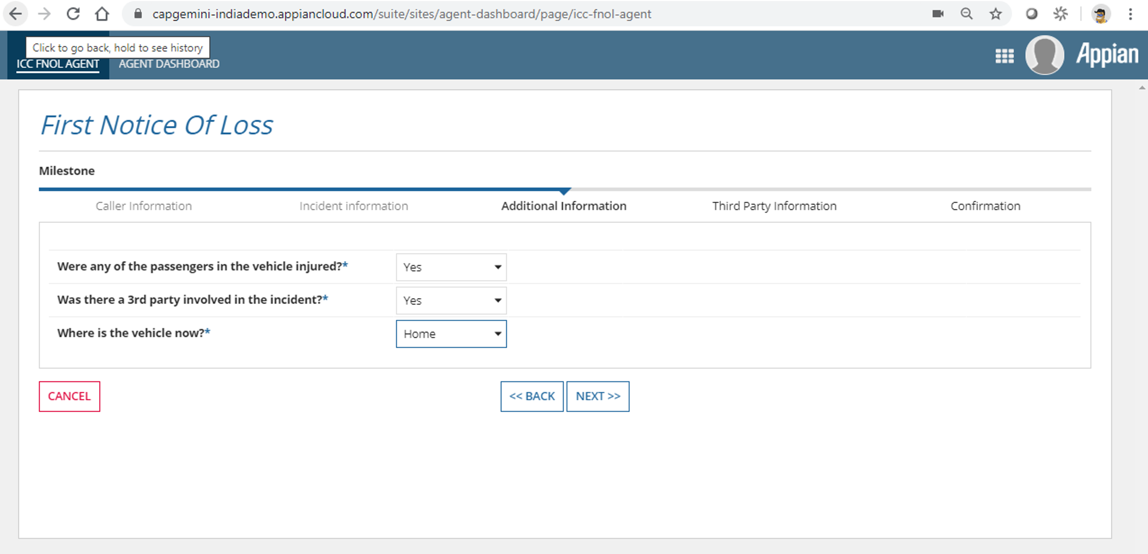 Digital FNOL Utility screenshot 13