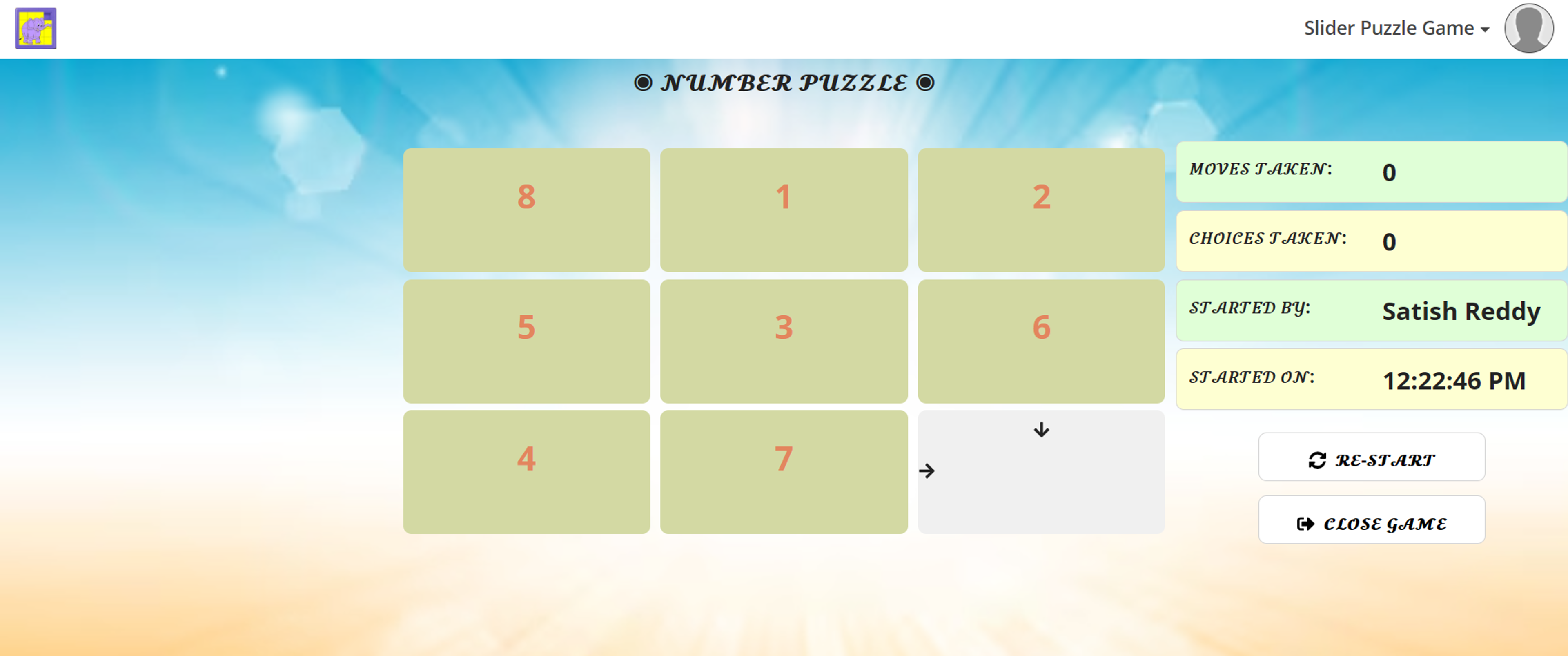 Slider Puzzle Game screenshot 7