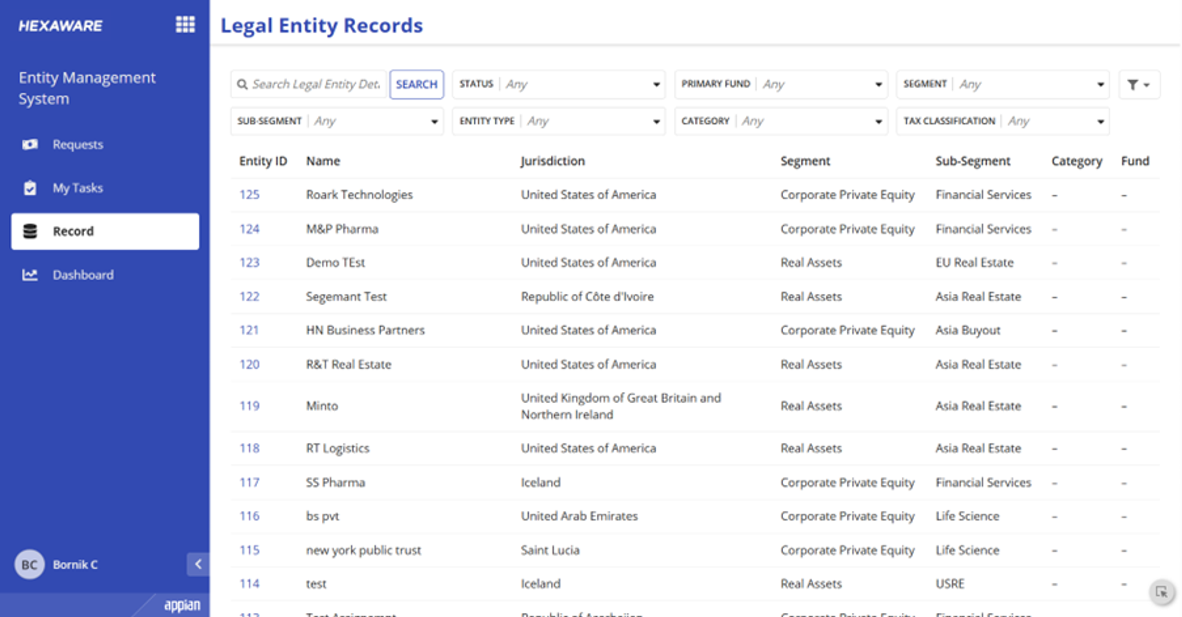 LexHex - Legal Entity Management  screenshot 3