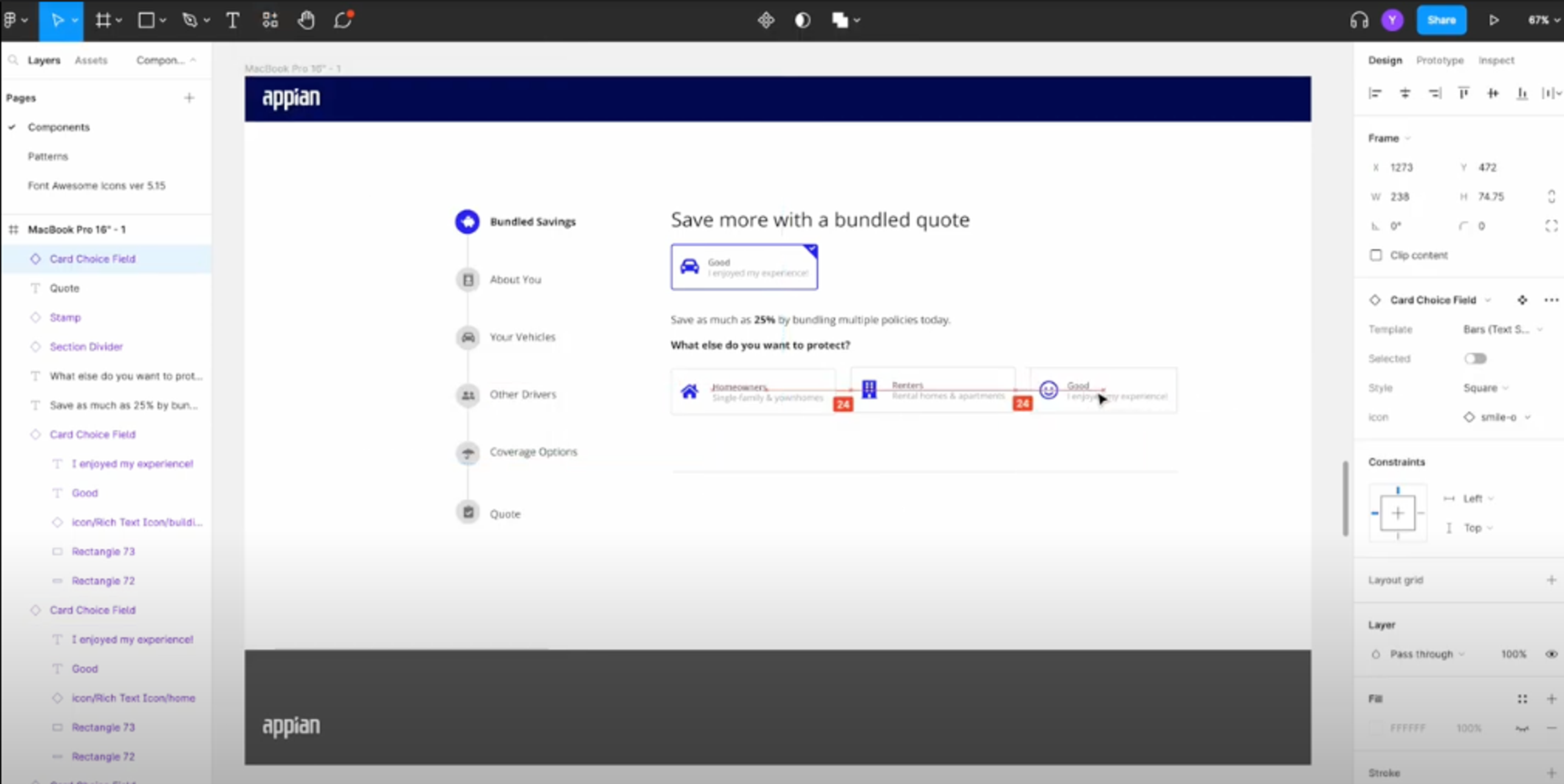 Figma Appian Library screenshot 2