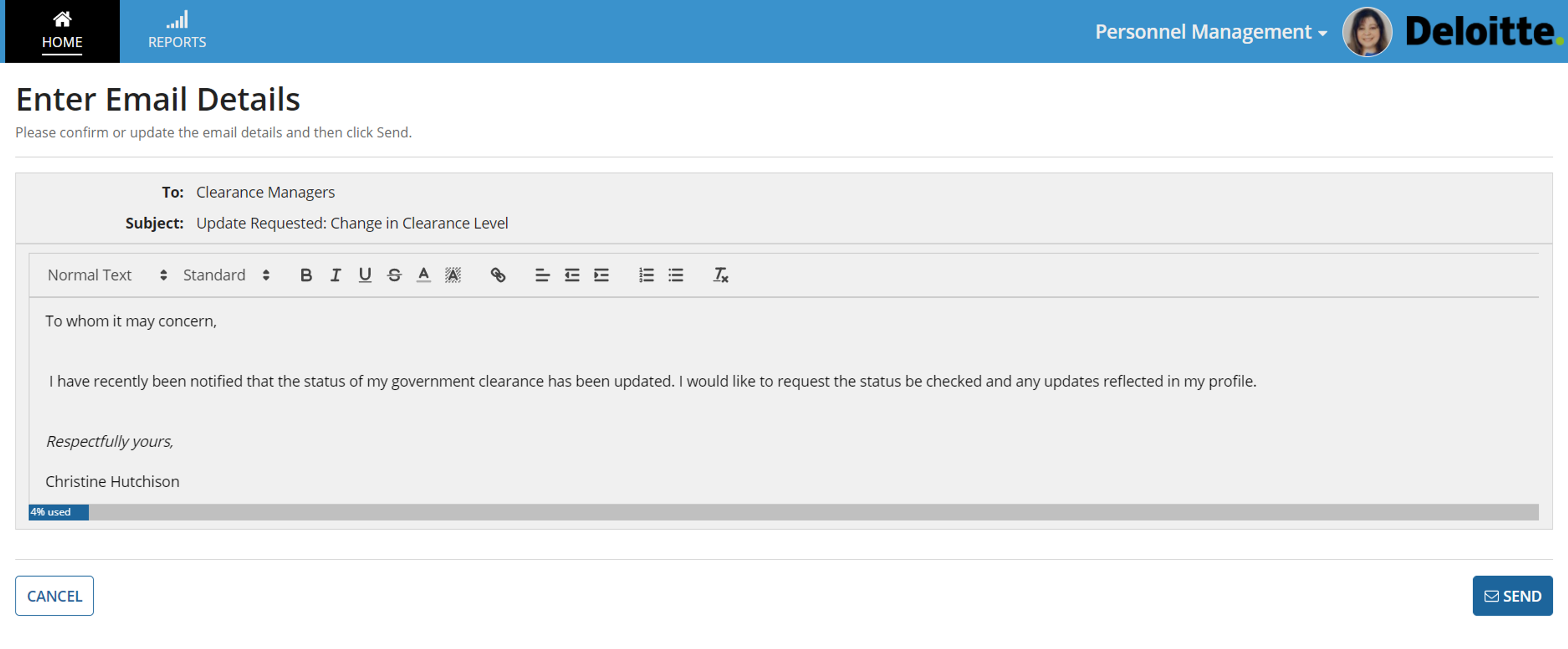 Deloitte Personnel Credential Management Application screenshot 7