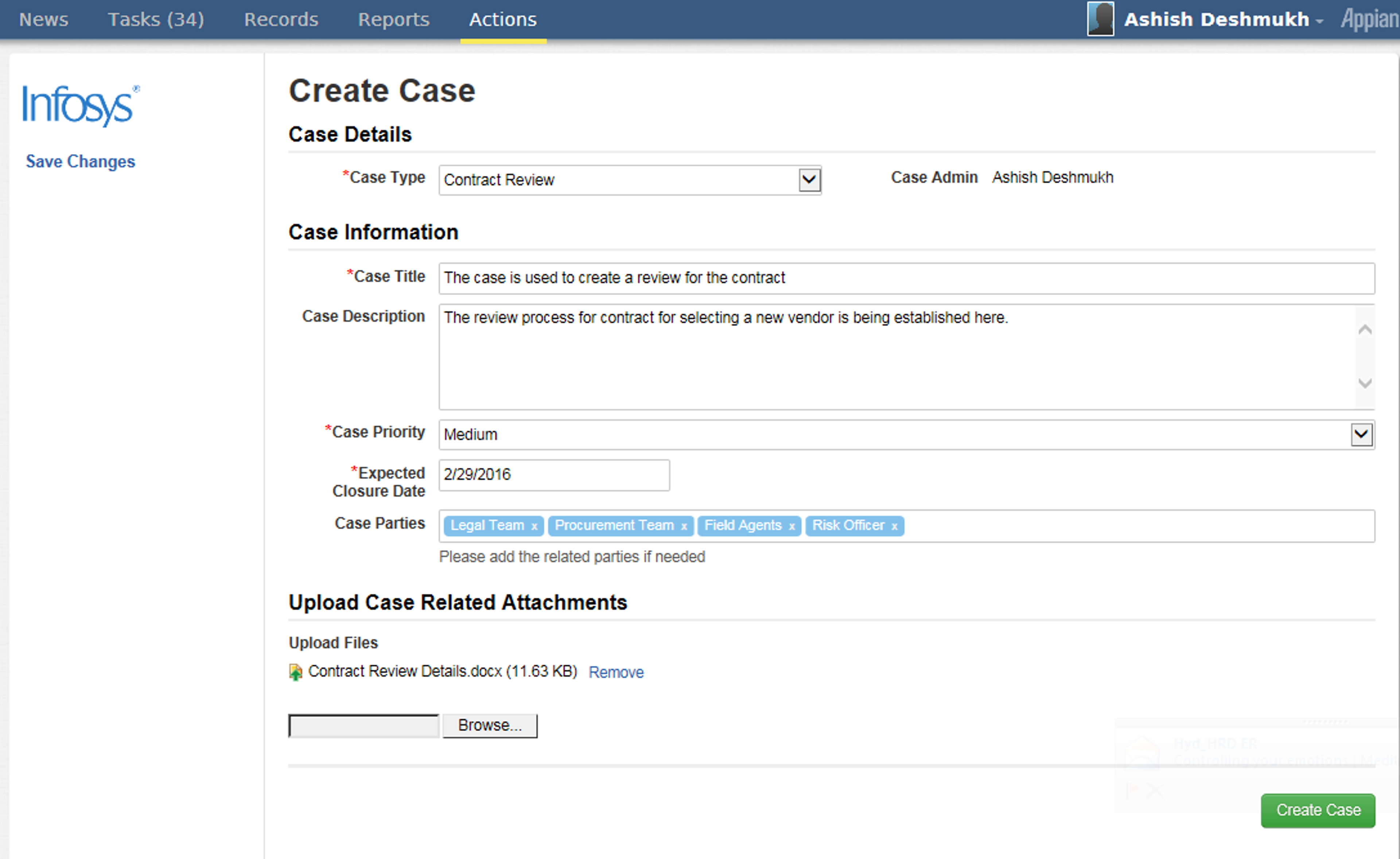 Dynamic Case Management screenshot 1