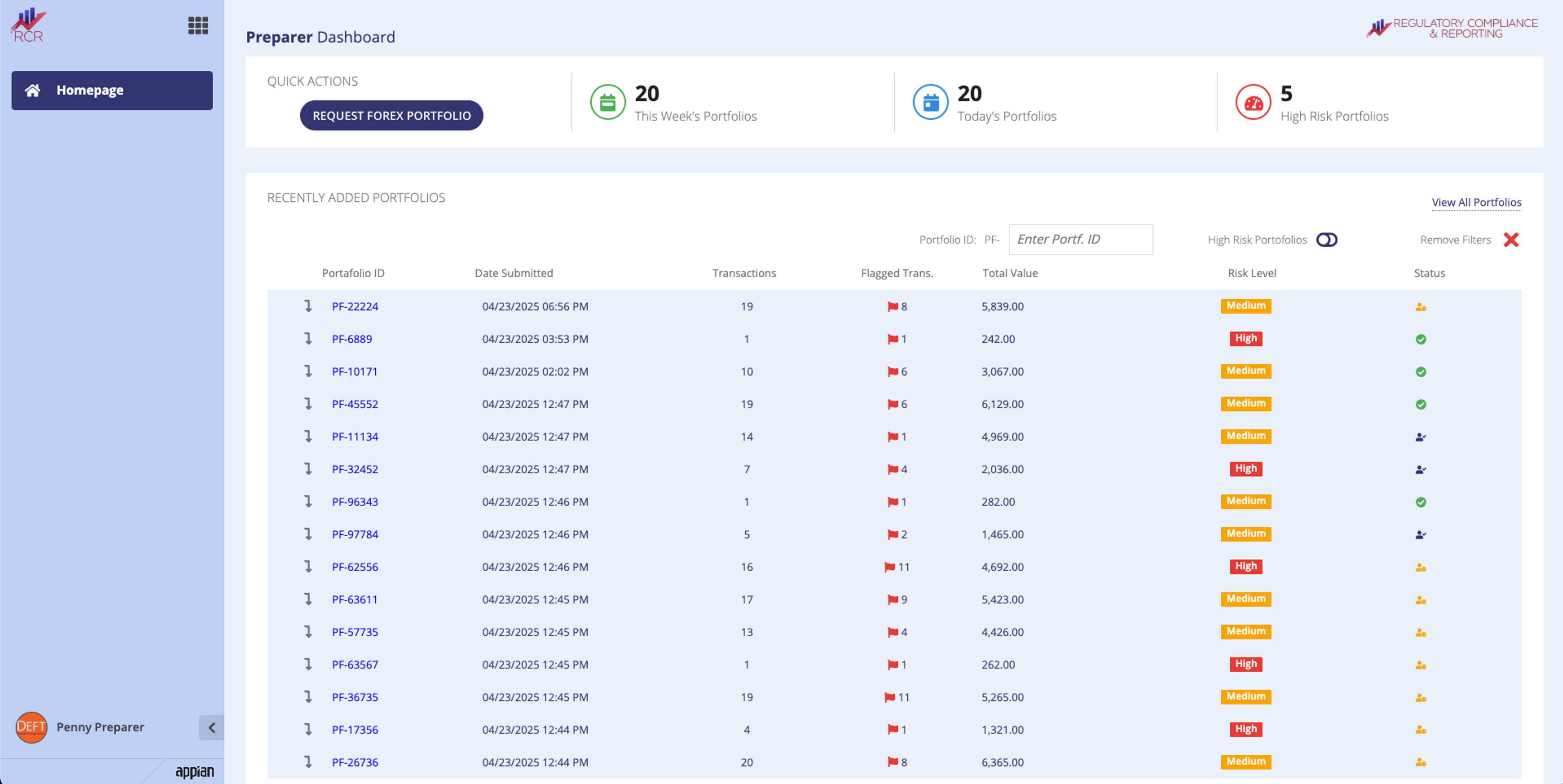 Regulatory Compliance and Reporting screenshot 1