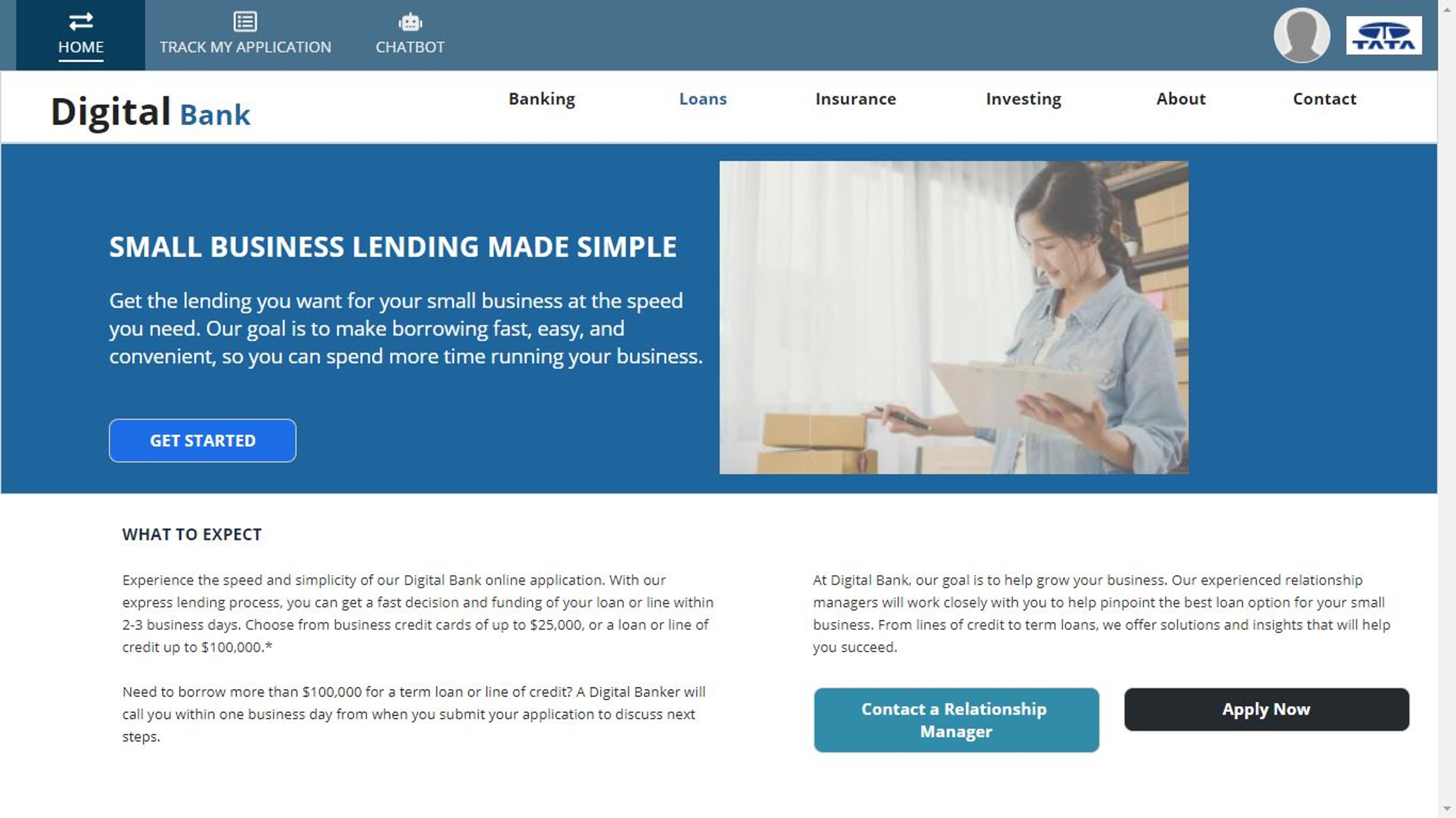 TCS Small Business Loan Origination screenshot 8