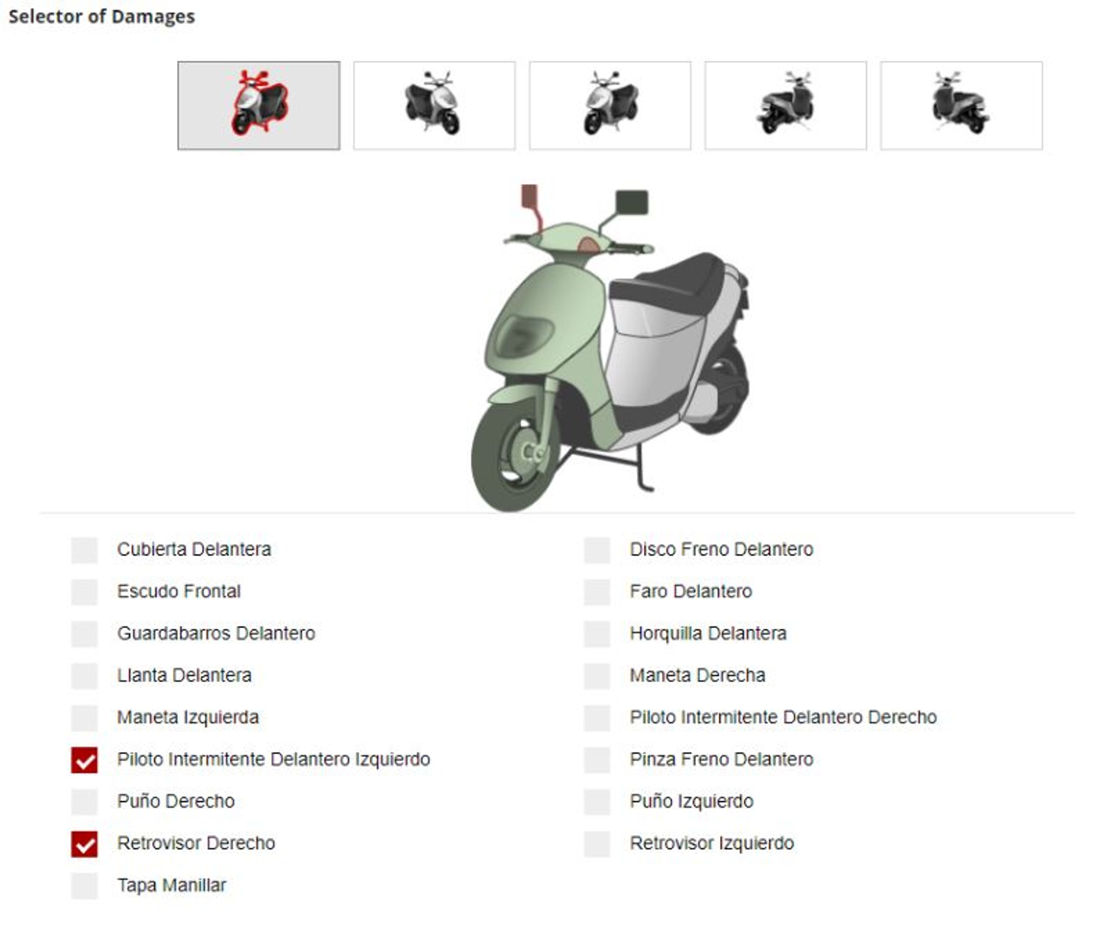 Damage Selector screenshot 2