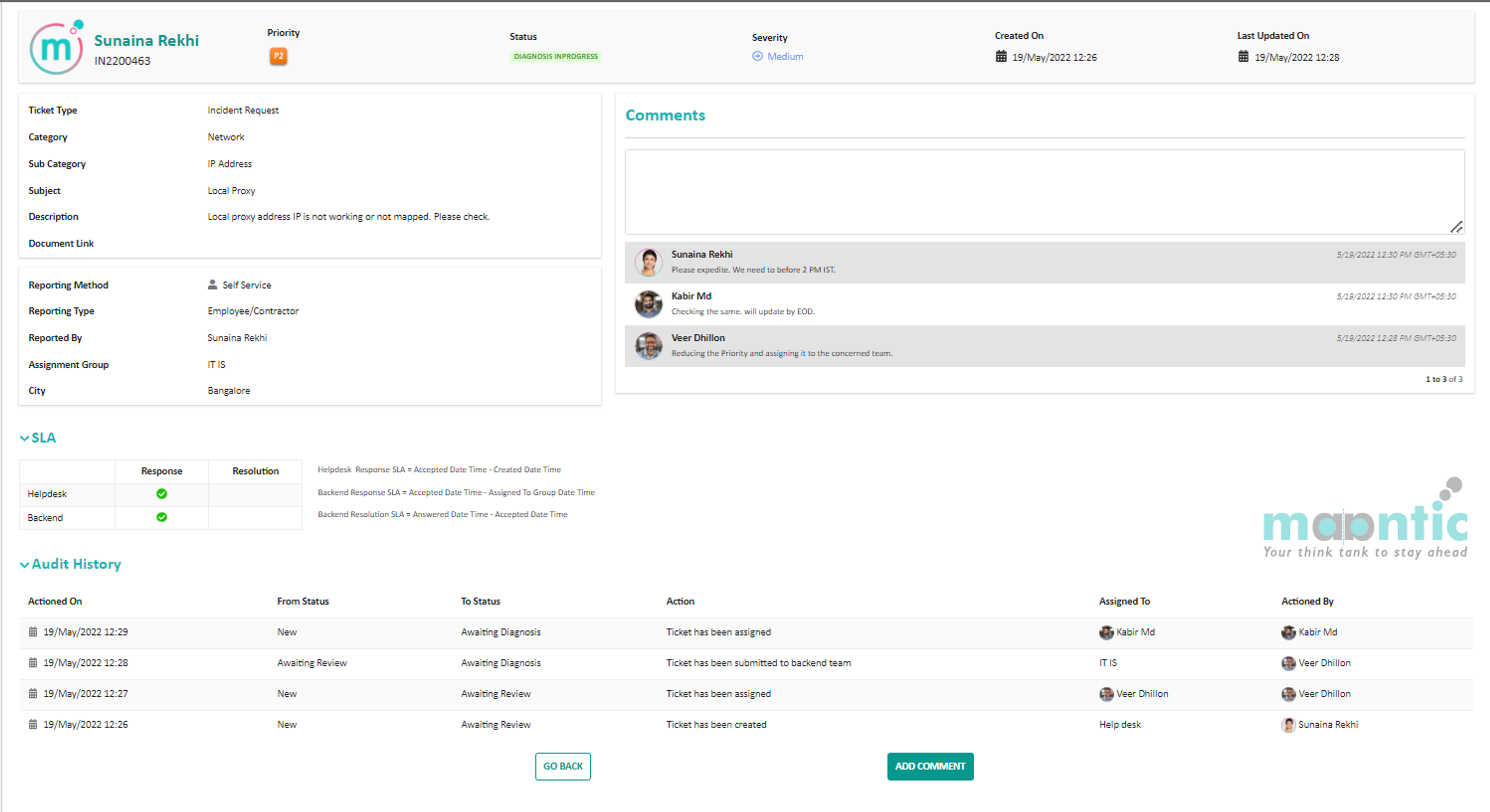 IMS : Maantic's Incident Management Suite screenshot 3
