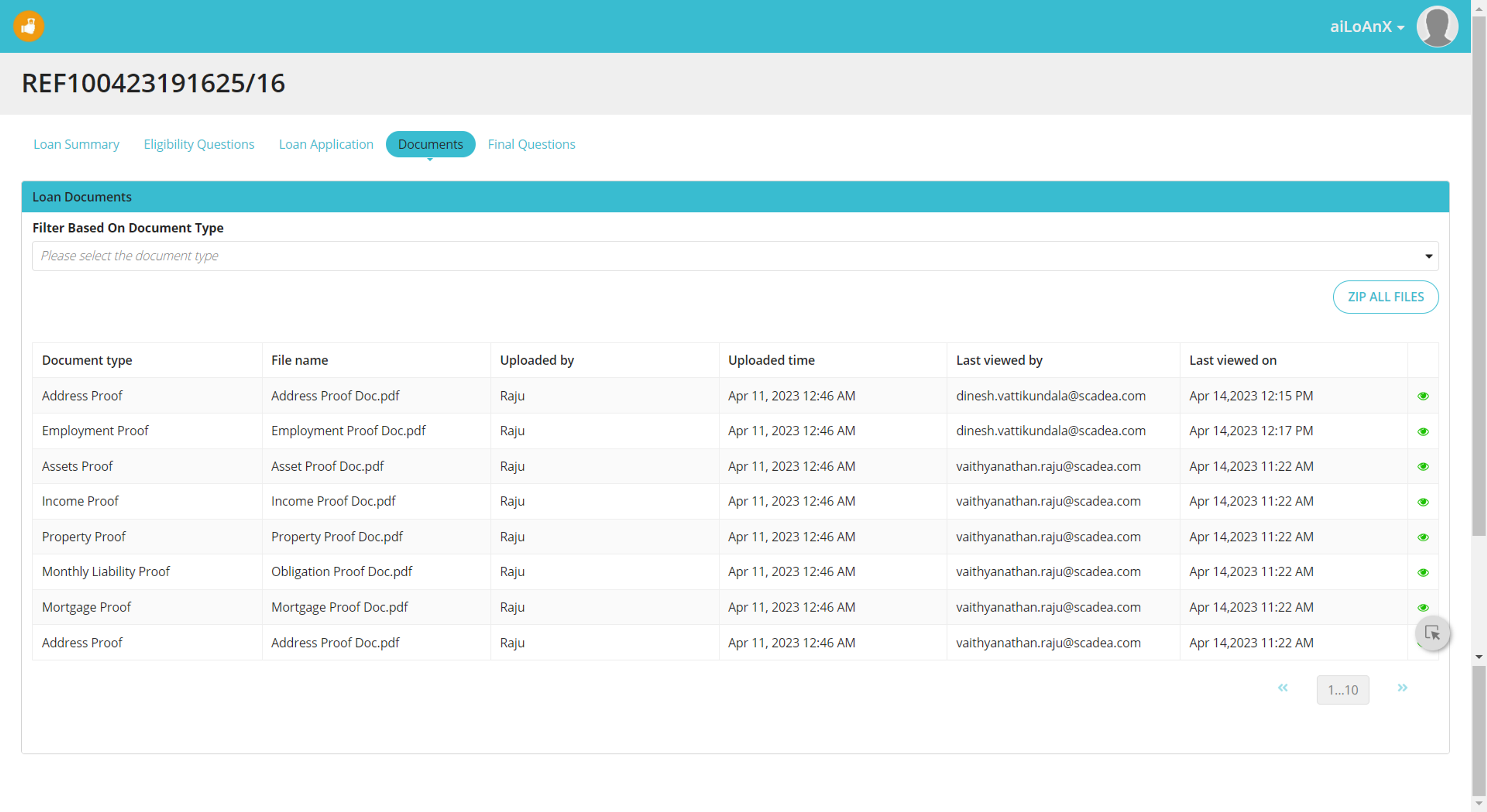 aiLoanX - Mortgage Workflow Management screenshot 31