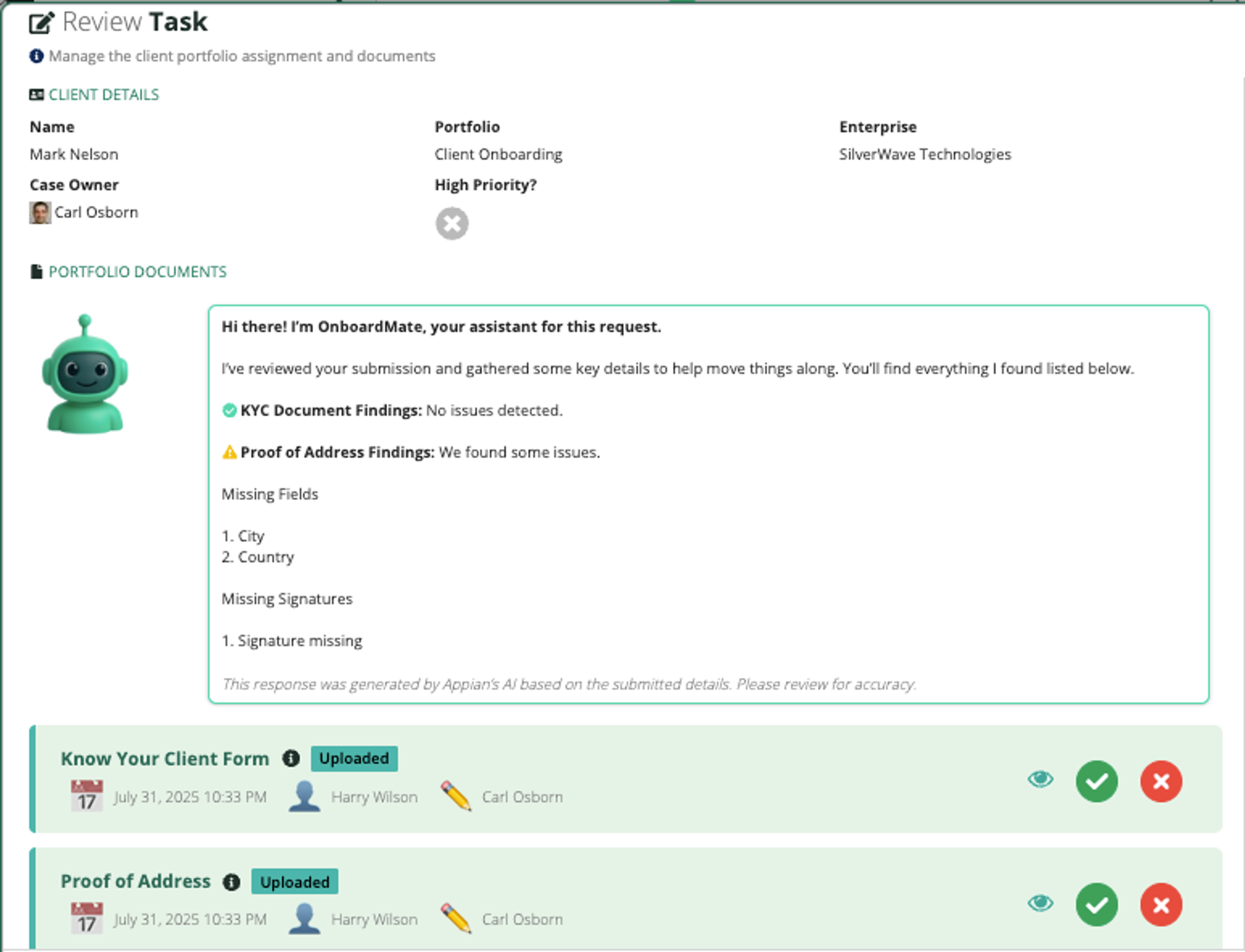 Client Onboarding with AI screenshot 4
