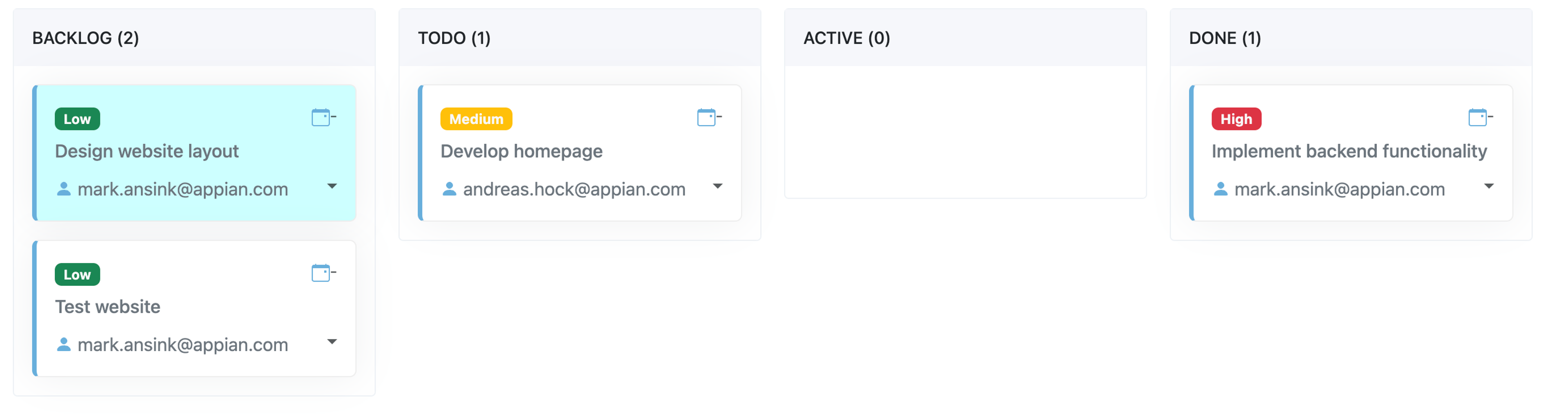 Kanban Field screenshot 2