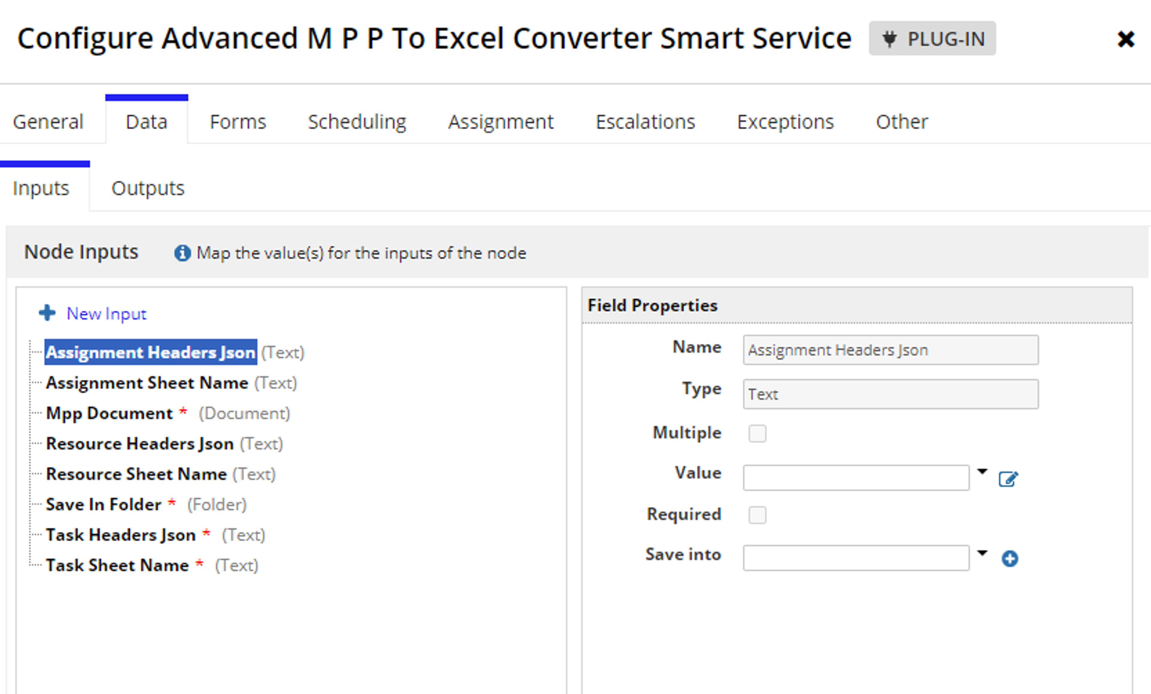 MPPToExcelConversion screenshot 2