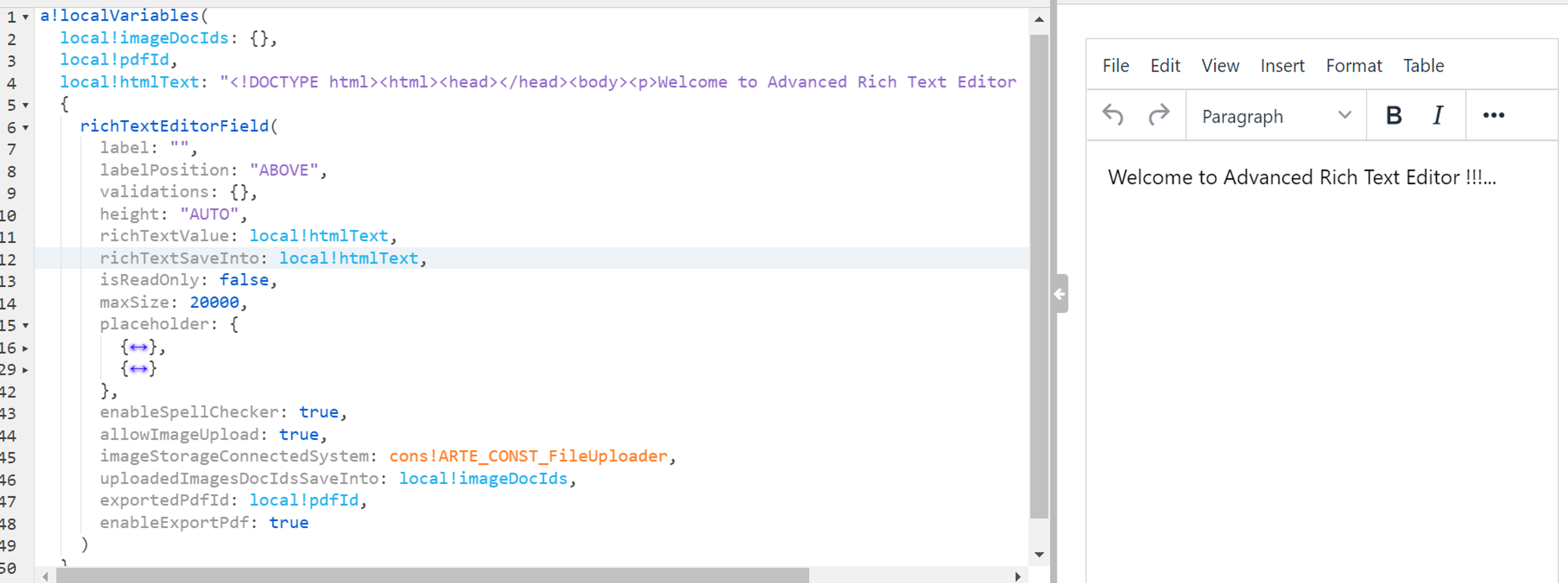 Advanced Rich Text Editor screenshot 4