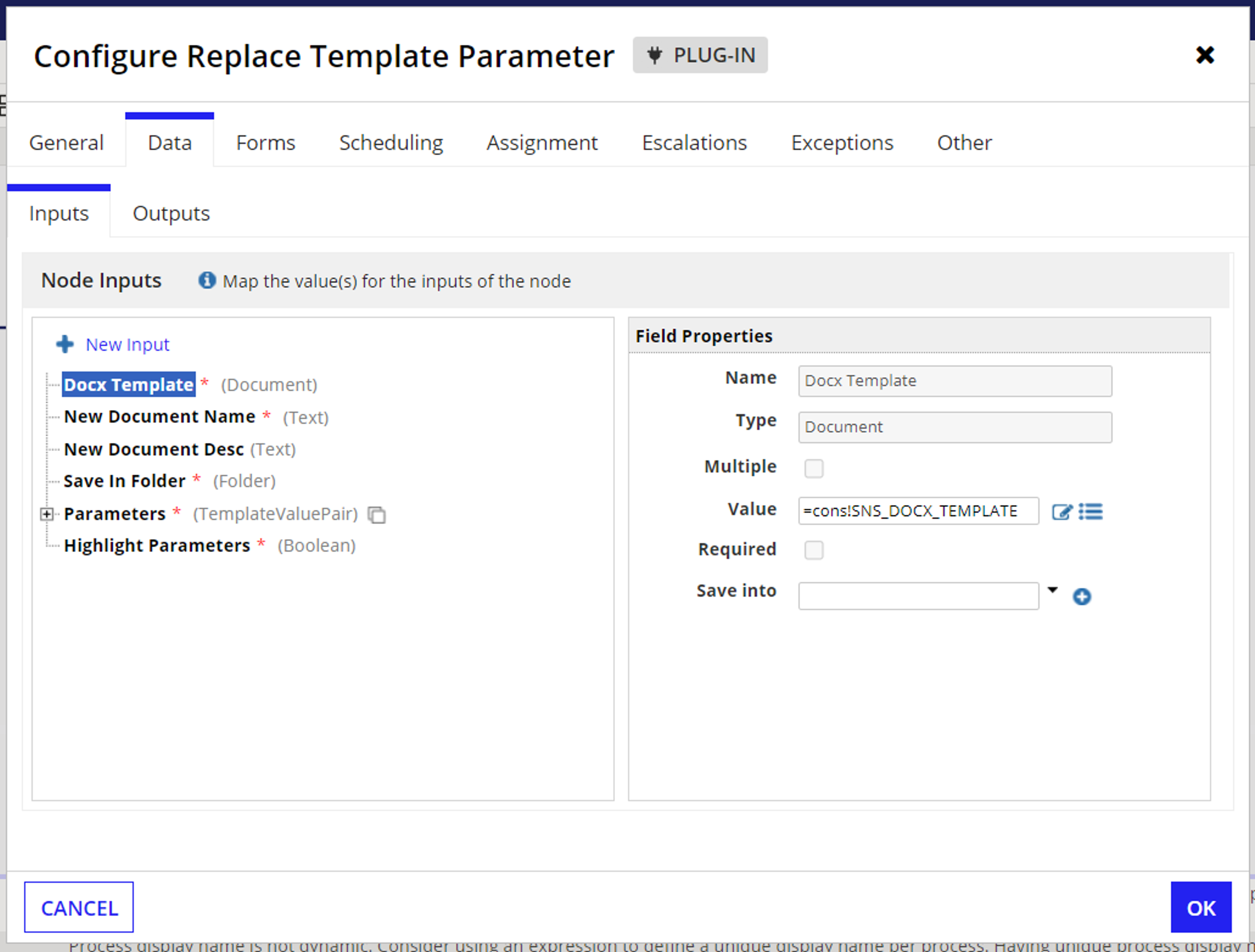 DOCX Template Creator screenshot 2