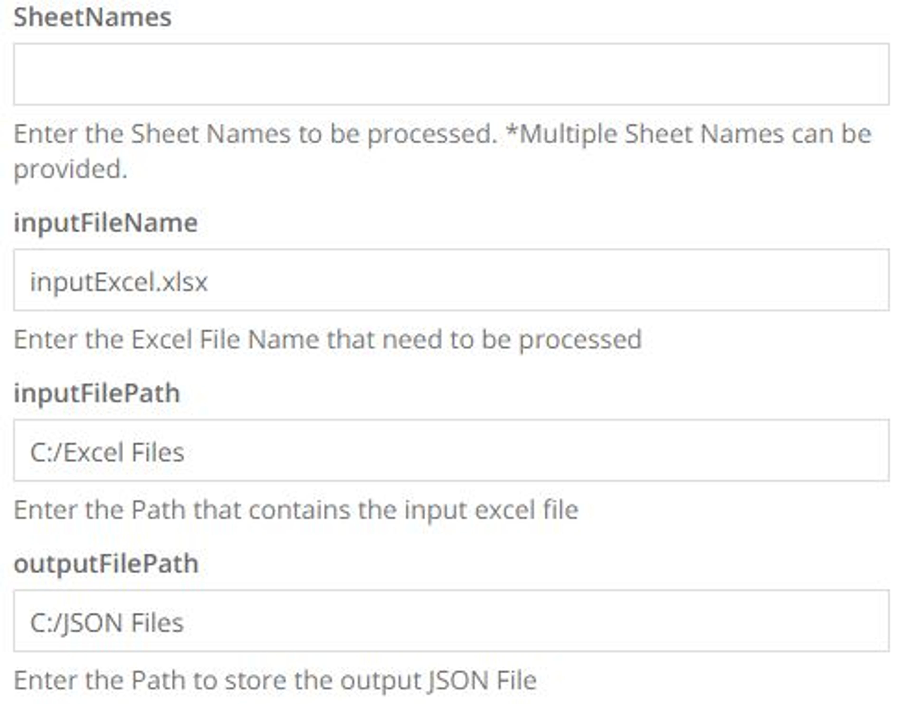 Excel to Json Conversion Bot screenshot 4