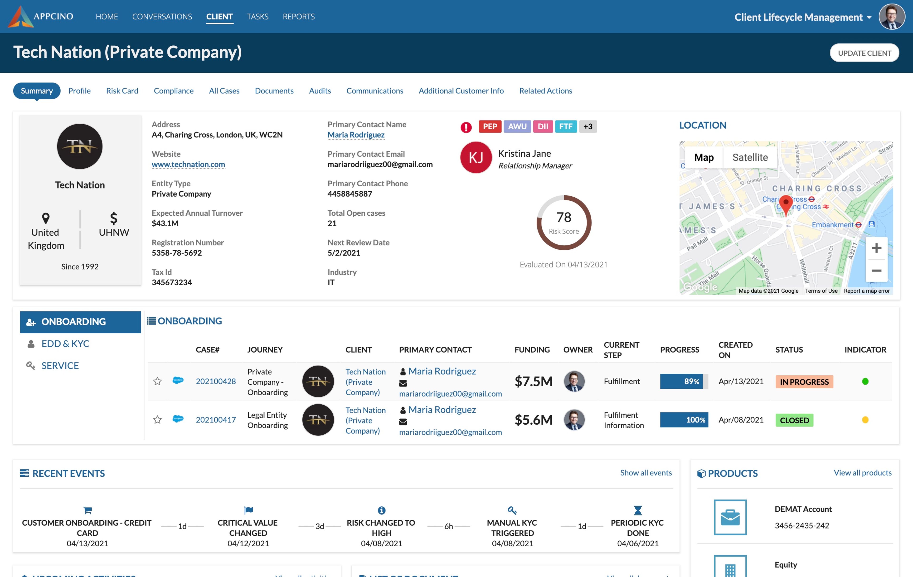 Client Lifecycle Management (CLM) screenshot 14