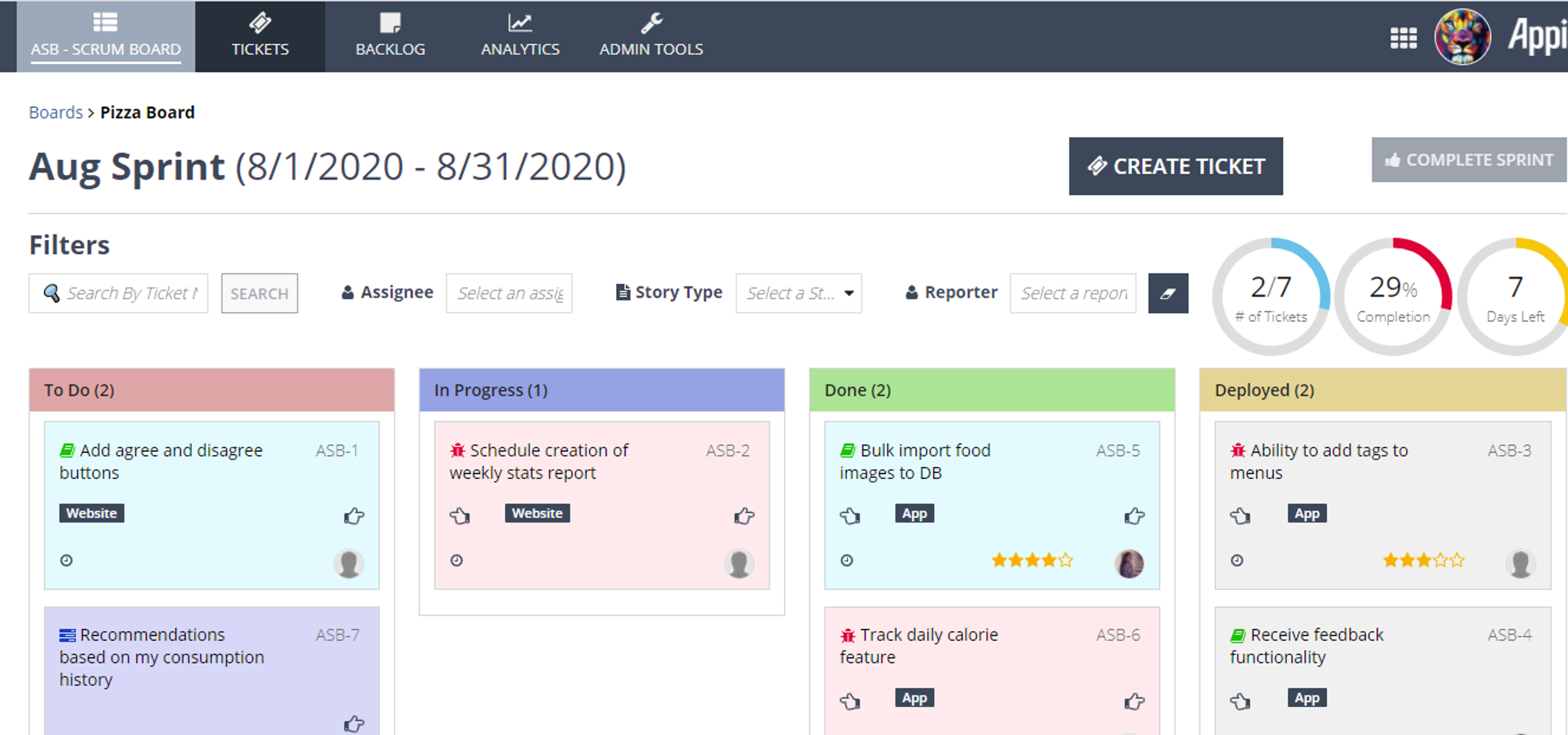Appian Scrum Board (ASB) - Scooby screenshot 4