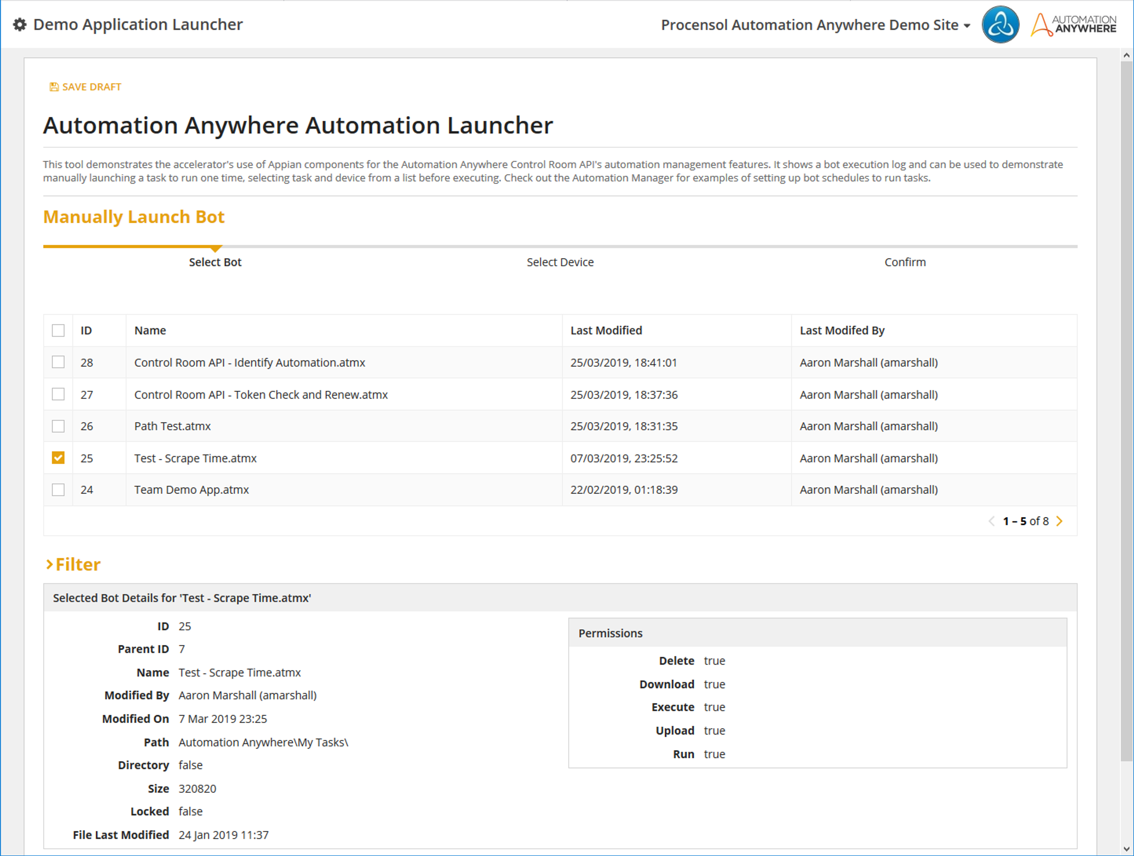 Automation Anywhere Integration Accelerator screenshot 3
