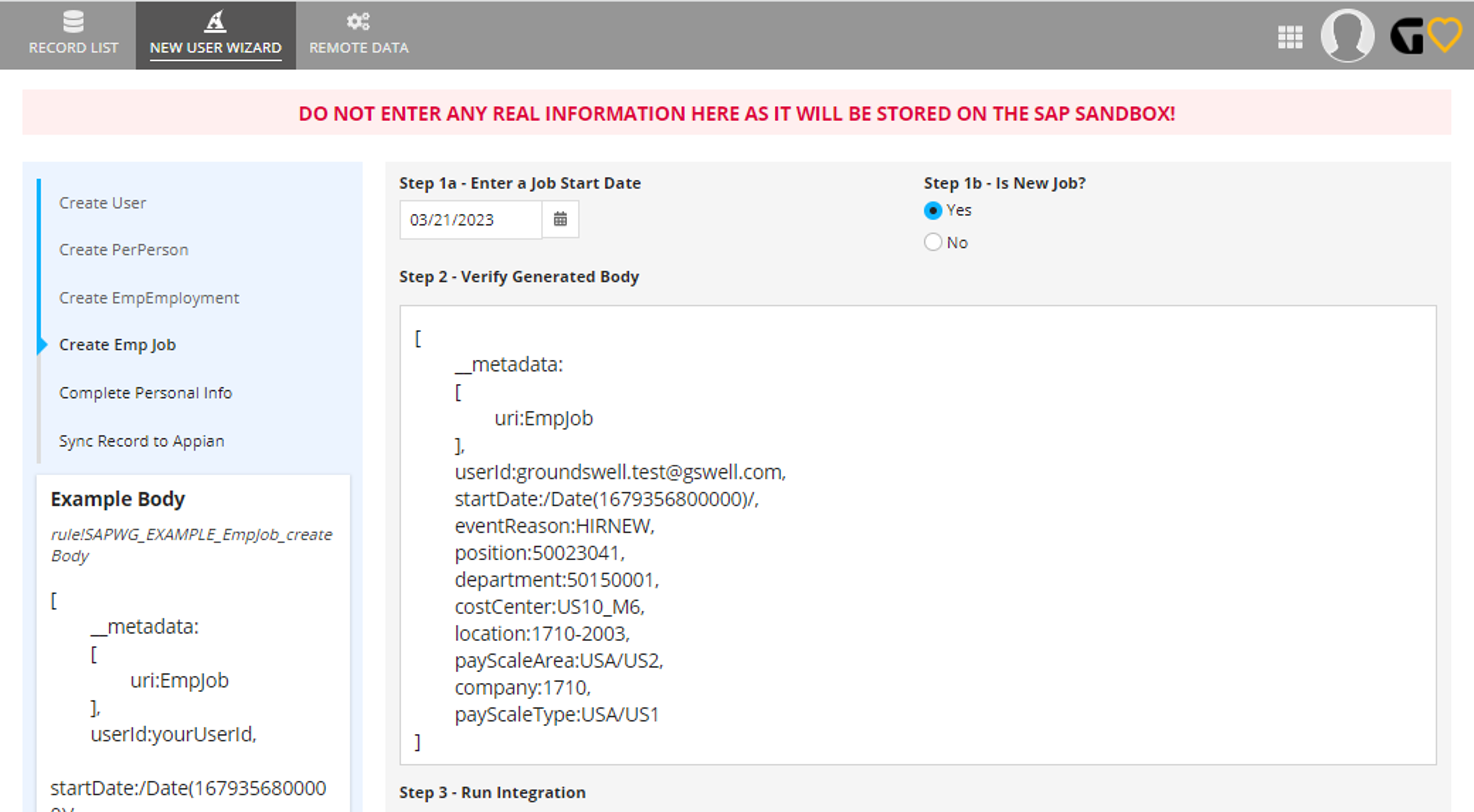 SAP SuccessFactors Utility screenshot 6