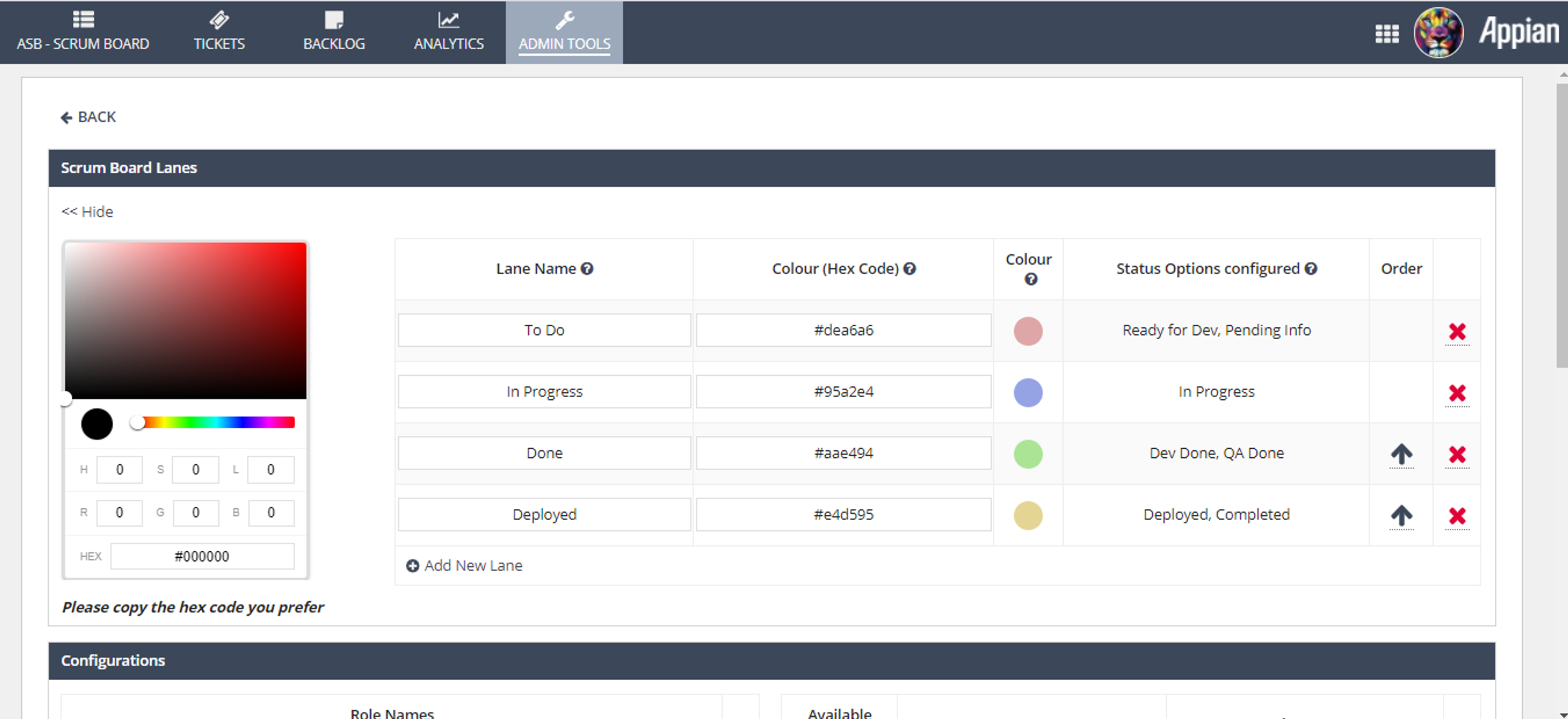 Appian Scrum Board (ASB) - Scooby screenshot 9