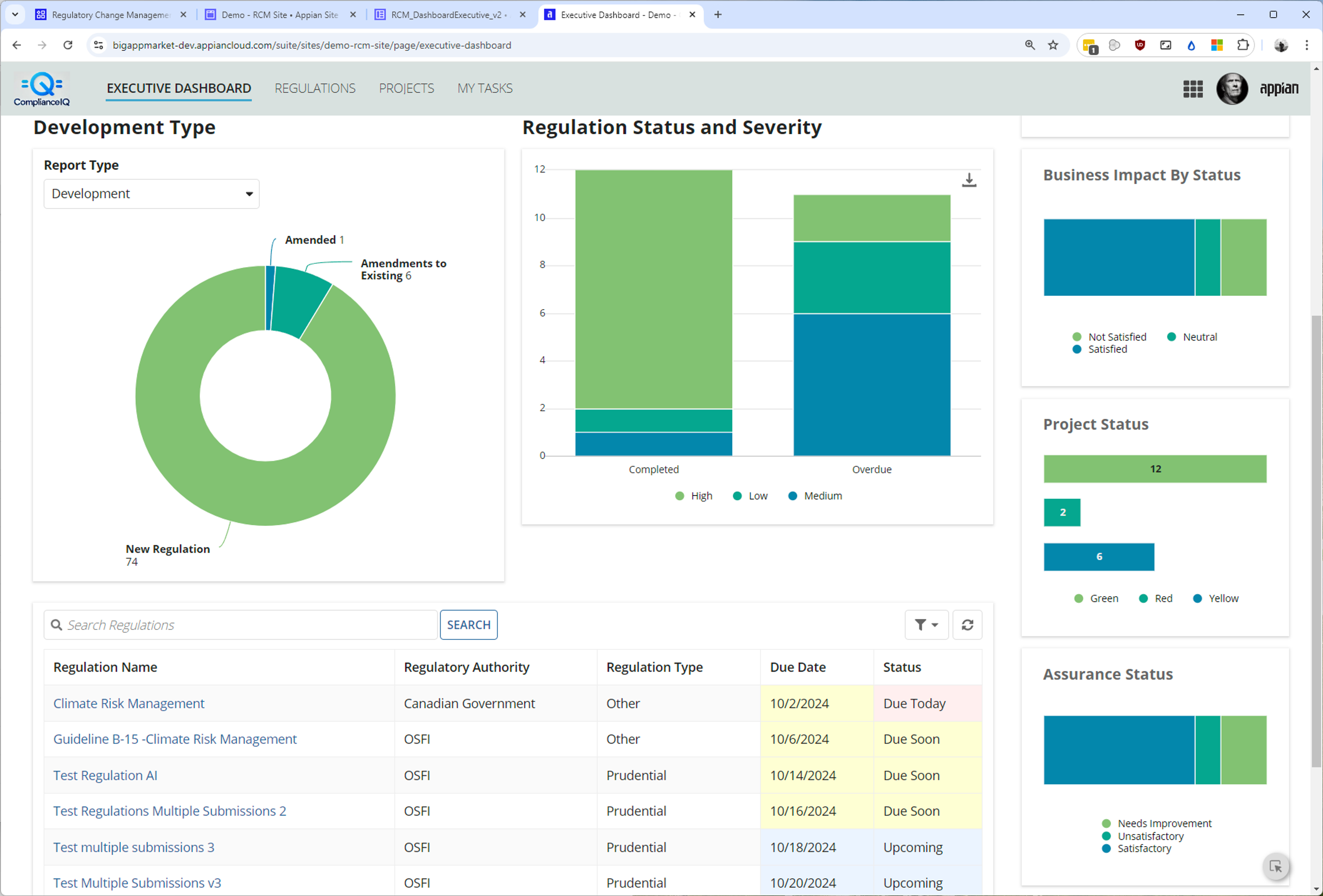 intelligent Regulatory Change Manager screenshot 3