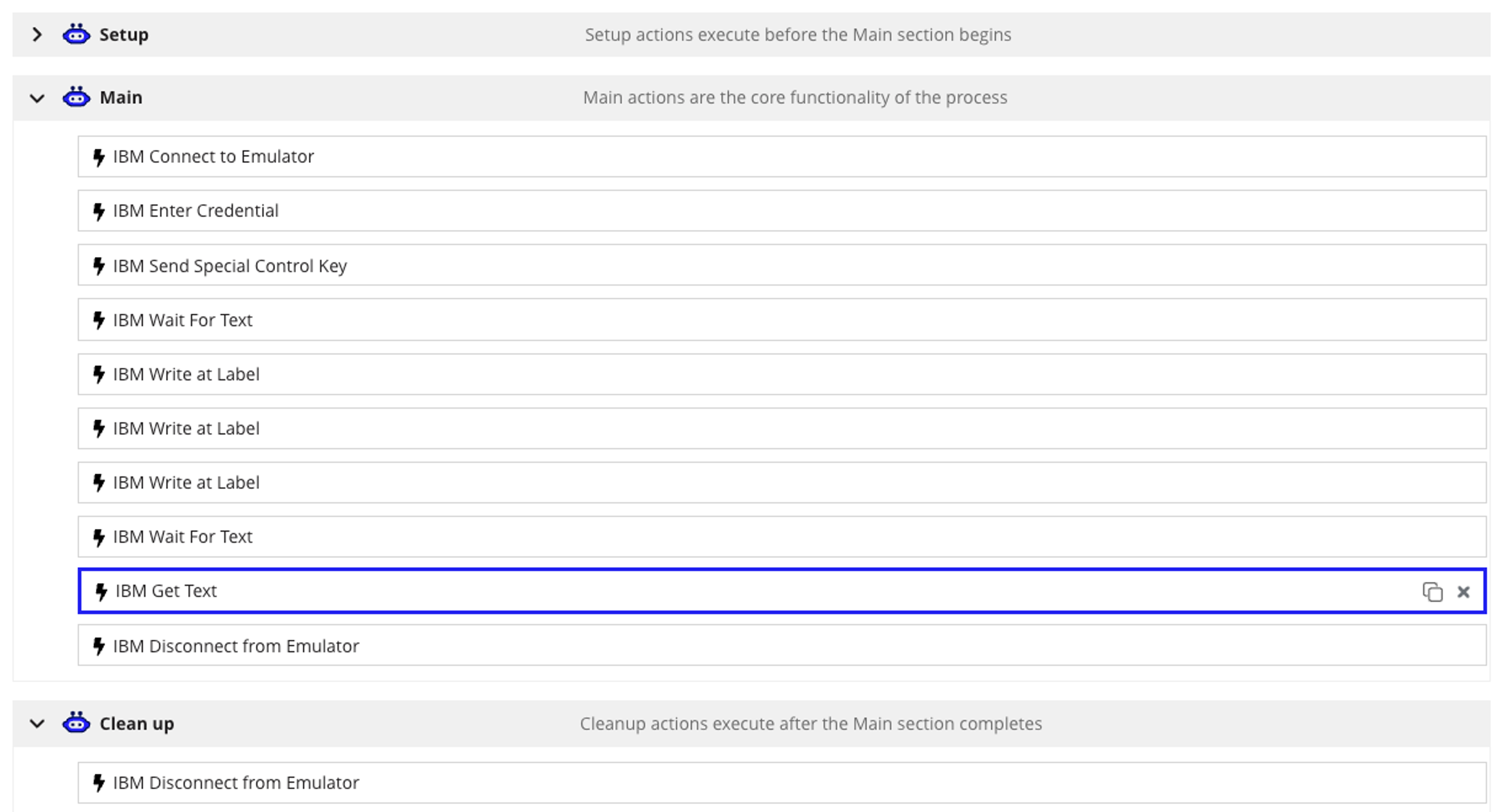 IBM 3270 Workflow Library for Appian RPA screenshot 1