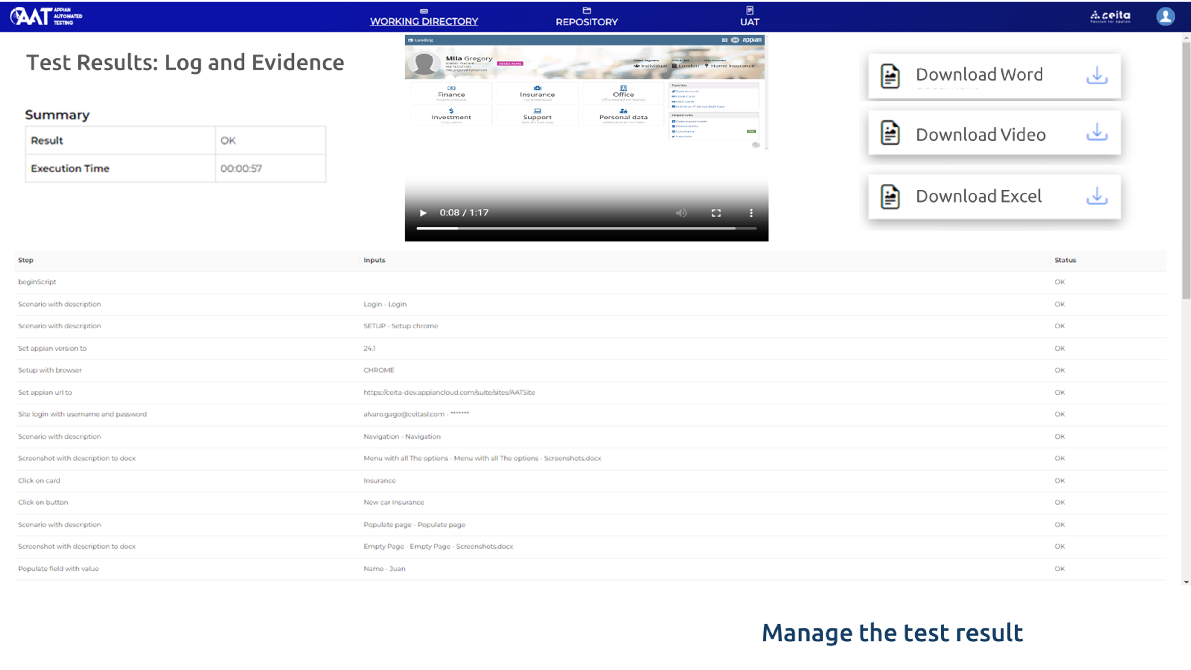 Appian Automated Testing screenshot 5