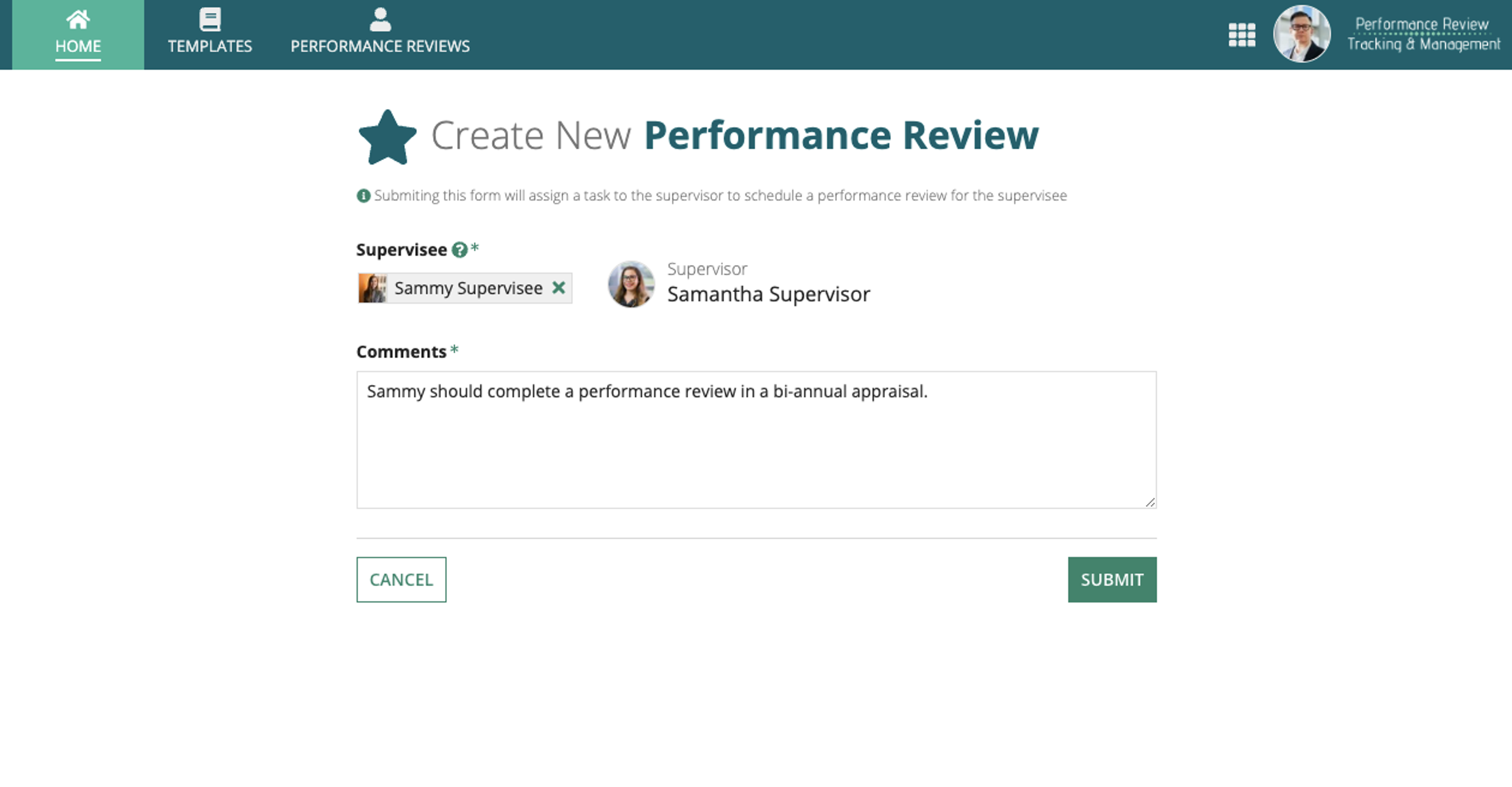 Performance Review Tracking and Management (PRTM) screenshot 2