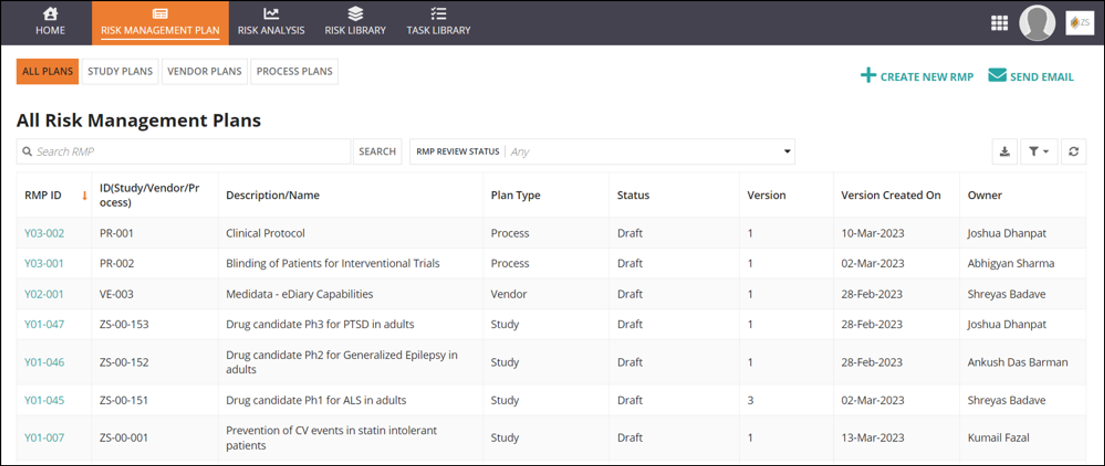 Enterprise Risk Assessment and Migration Solution (ERAMS)  screenshot 3