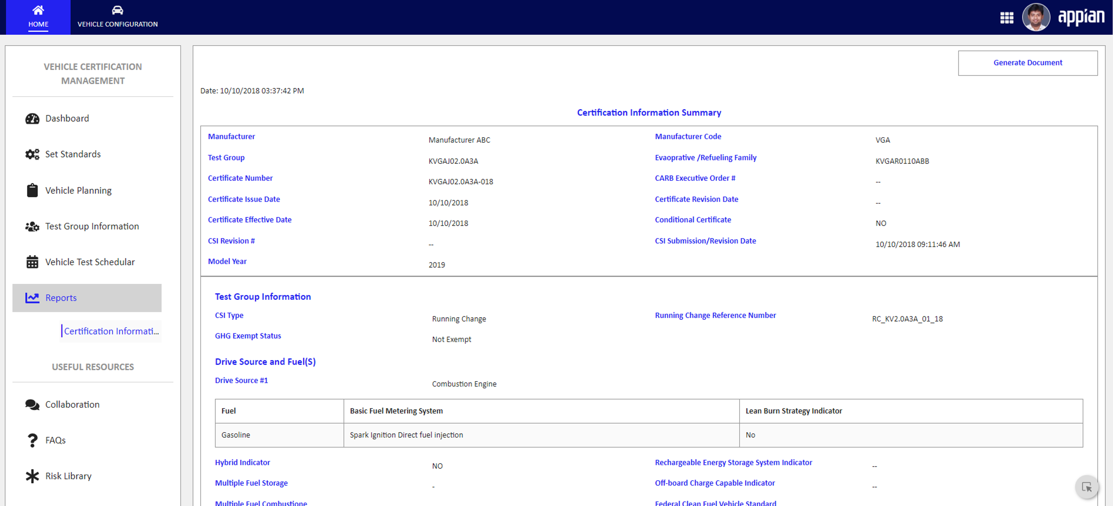 Maantics Intelligent Vehicle Certification Management  screenshot 3