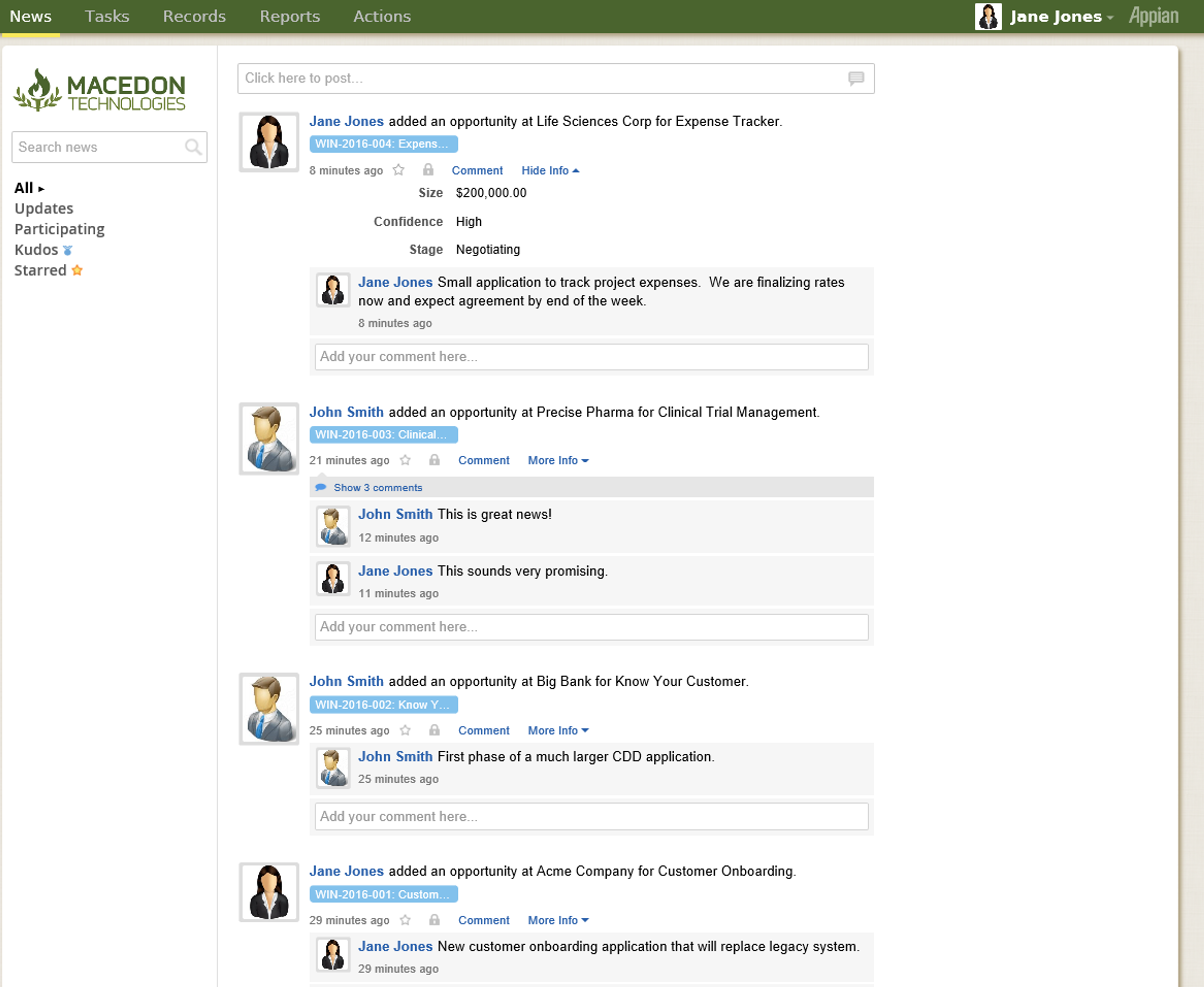 Sales Opportunity Tracker (WIN) screenshot 2