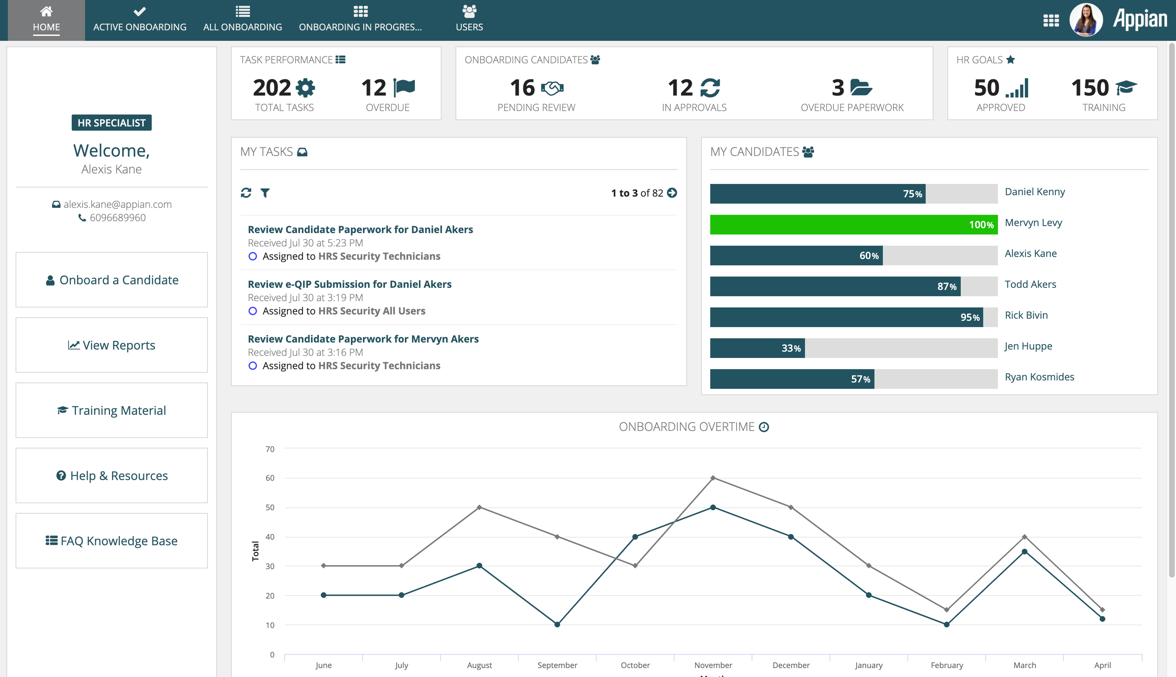 Personnel Security and Onboarding screenshot 1