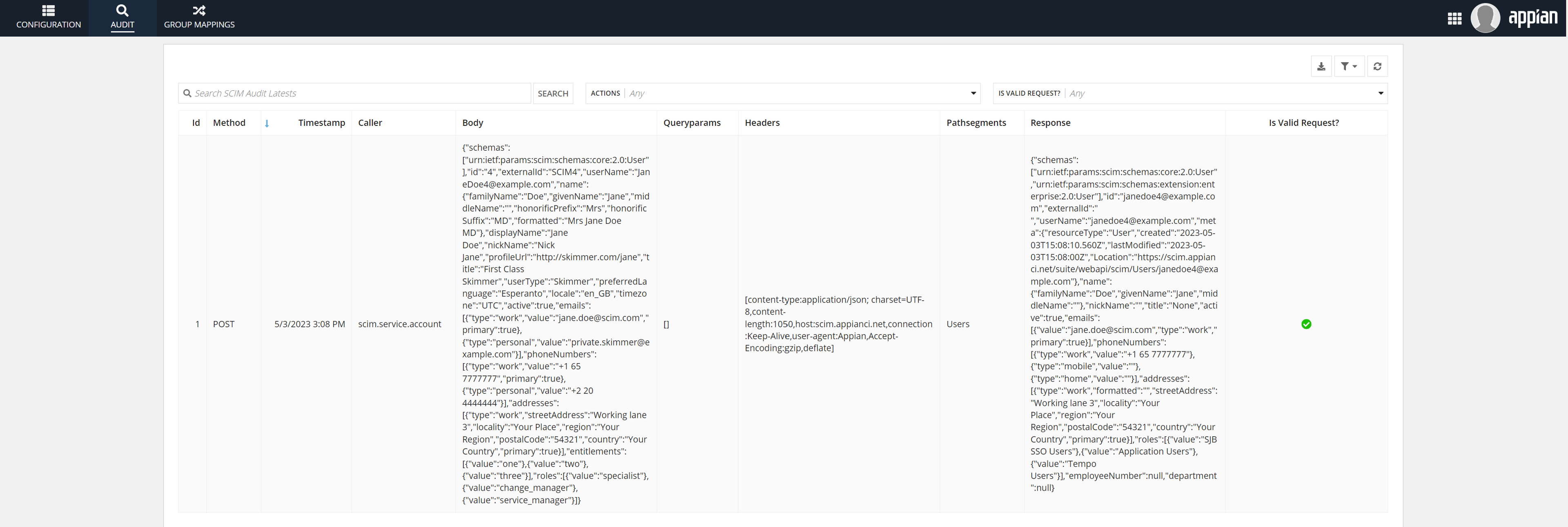 SCIM User Management screenshot 4